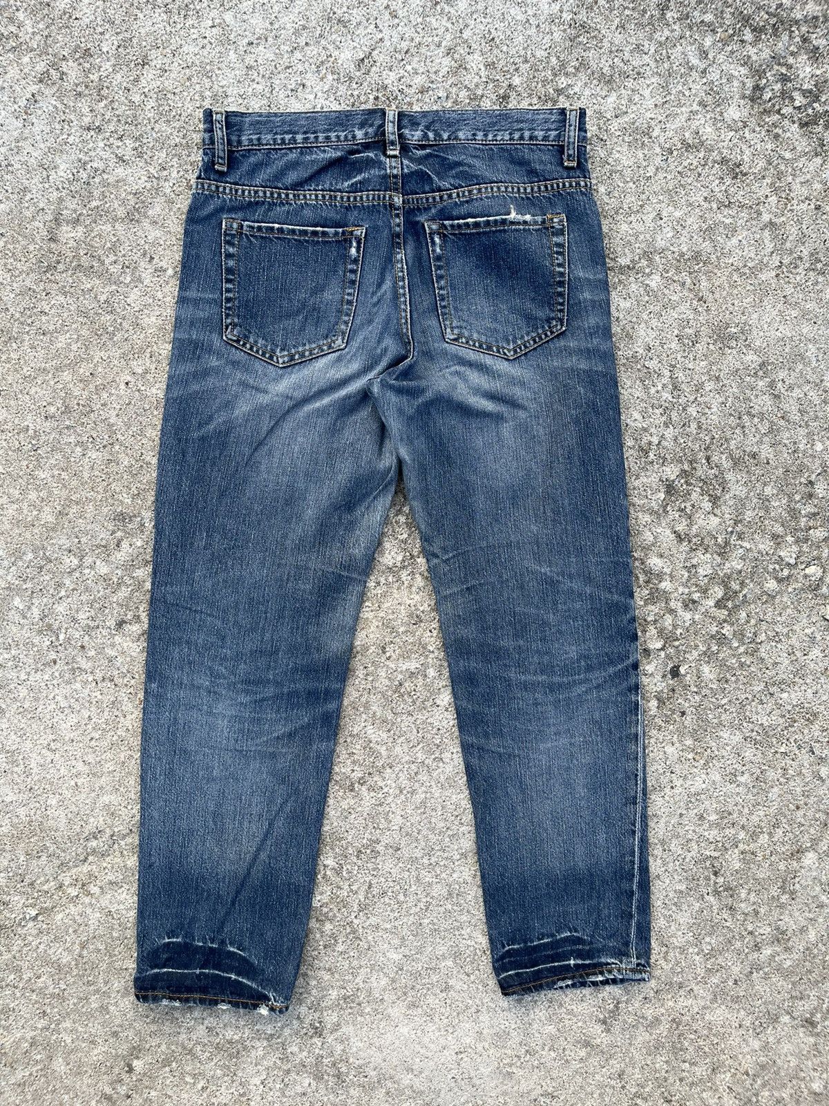 Japanese Brand 🔥 Shuca Global Work Distressed Denim Women W31🔥 Size 31" - 10 Thumbnail