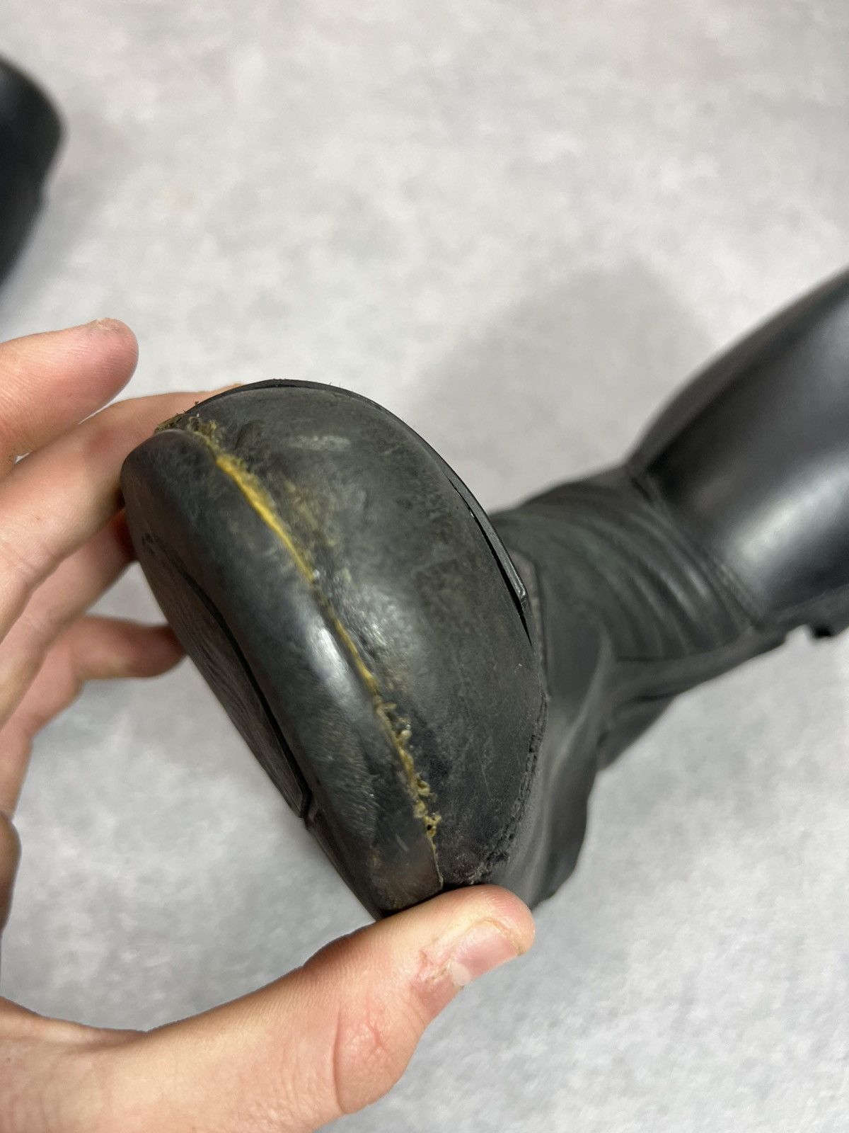 BMW VTG BMW LEATHER GUIDI KMRII STYLE BOOTS Size US 7 / EU 40 - 6 Thumbnail