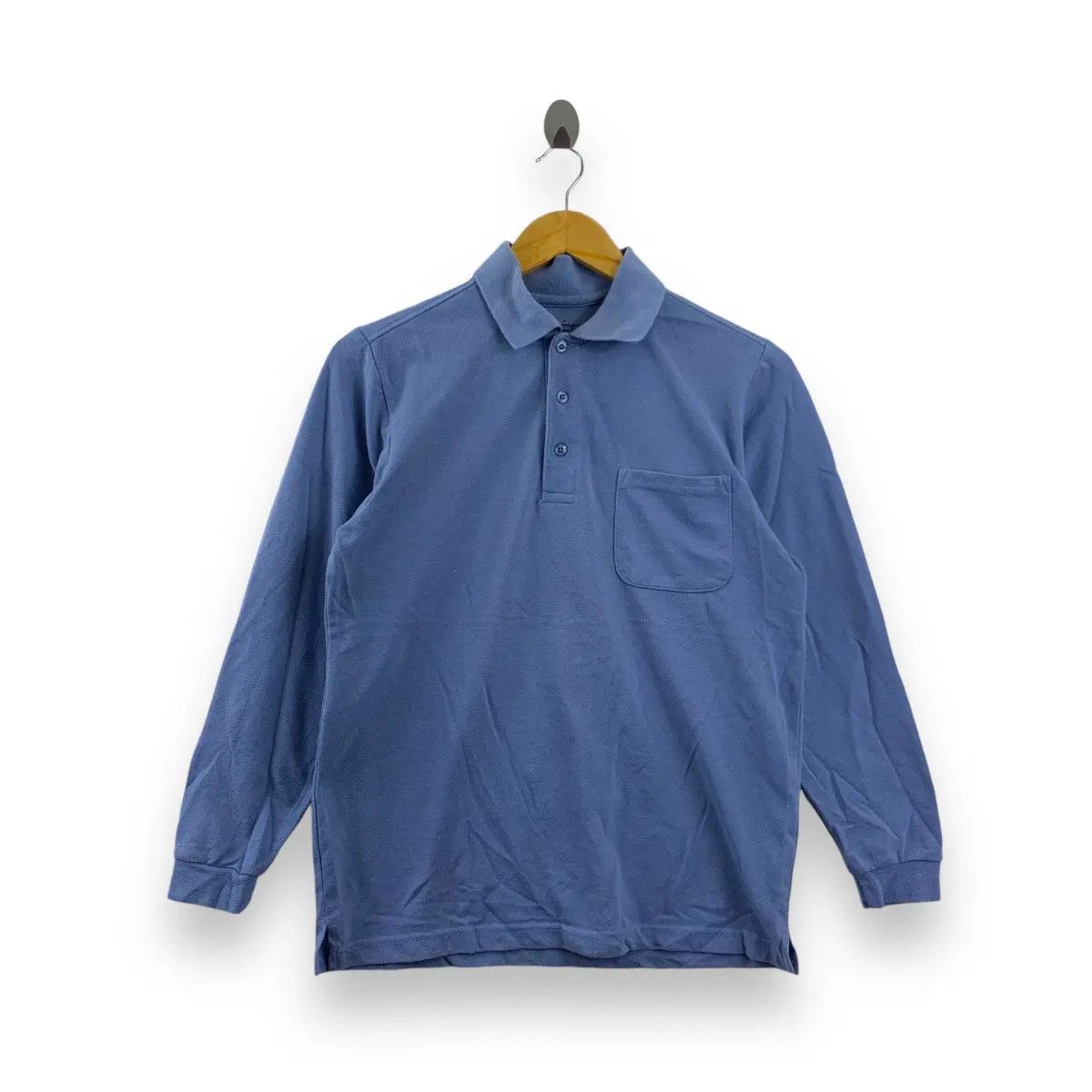 Yohji Yamamoto Vintage YOHJI YAMAMOTO INED Homme Polo Tee Shirt Size US S / EU 44-46 / 1 - 1 Thumbnail
