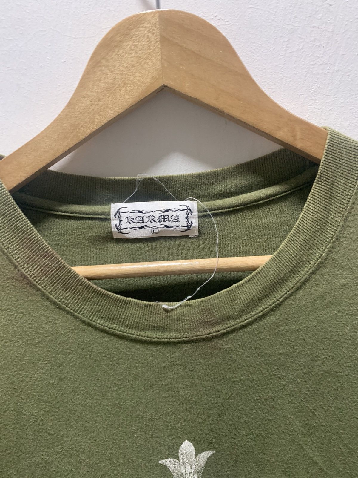 If Six Was Nine Vintage karma cross logo Long Sleeve Size US L / EU 52-54 / 3 - 4 Thumbnail