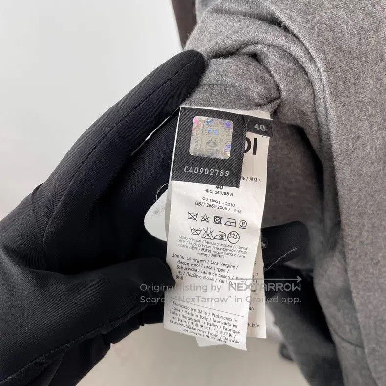 Fendi Fendi Cotton Jumpsuit Gray Size XS / US 0-2 / IT 36-38 - 5 Thumbnail