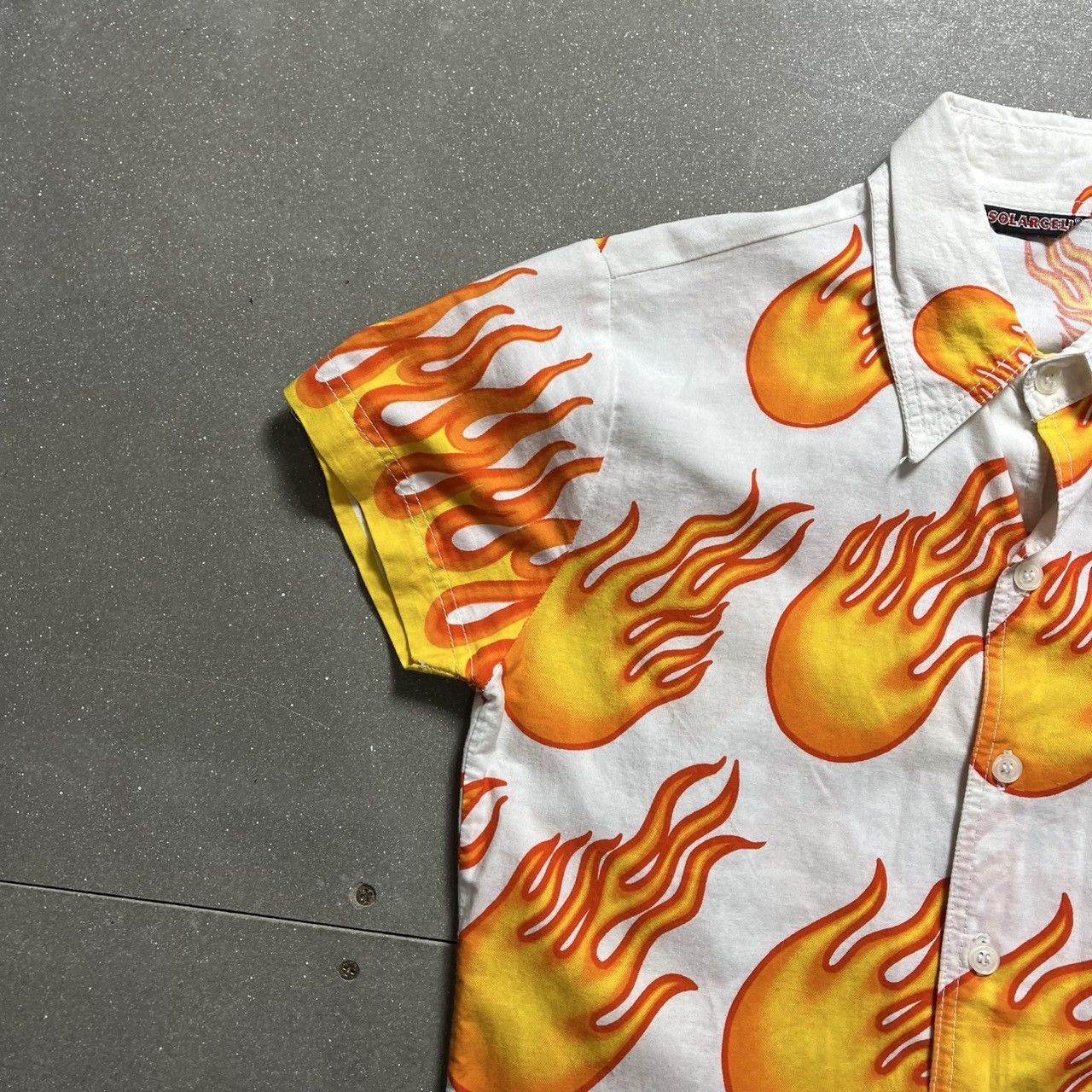 Other Solarcell Brand Flame Graphic Shirt Size M / US 6-8 / IT 42-44 - 4 Thumbnail