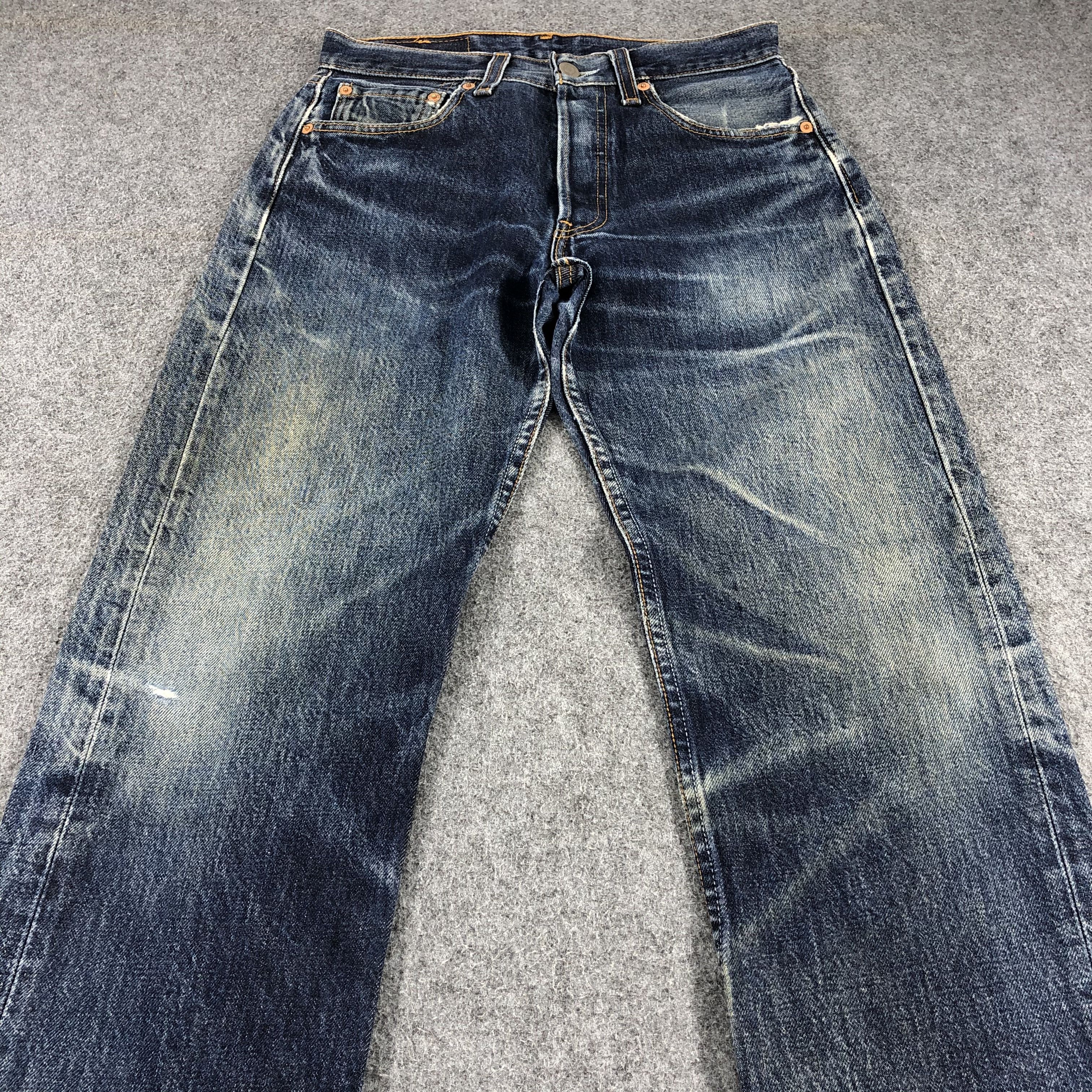 Levi's Vintage 90s Levis 501 Jeans-JM907 Size US 28 / EU 44 - 3 Thumbnail