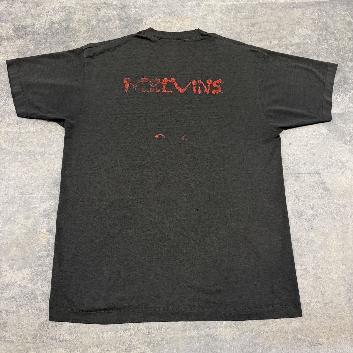 Vintage 90s Vintage Melvins Dracula Christopher Lee Band Tee Size US XL / EU 56 / 4 - 5 Thumbnail