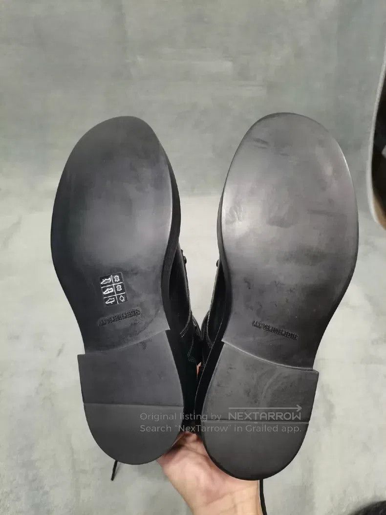 Ann Demeulemeester Ann Demeulemeester 40.5/41.5 mid-leg leather boots Size US 7.5 / EU 40-41 - 7 Thumbnail