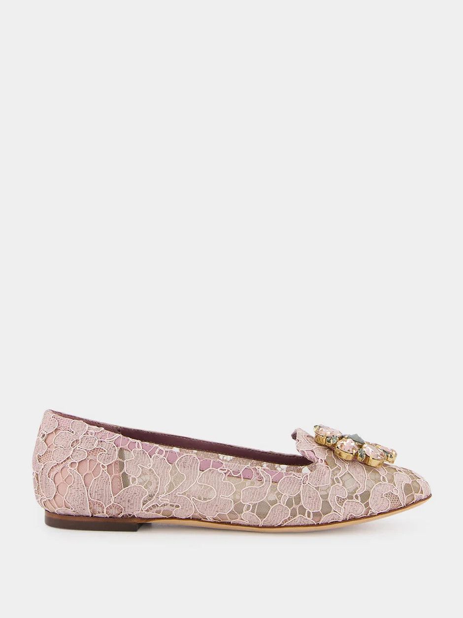 Dolce & Gabbana o1y0925 Loafers in Pink Size US 5.5 / IT 35.5 - 1 Thumbnail