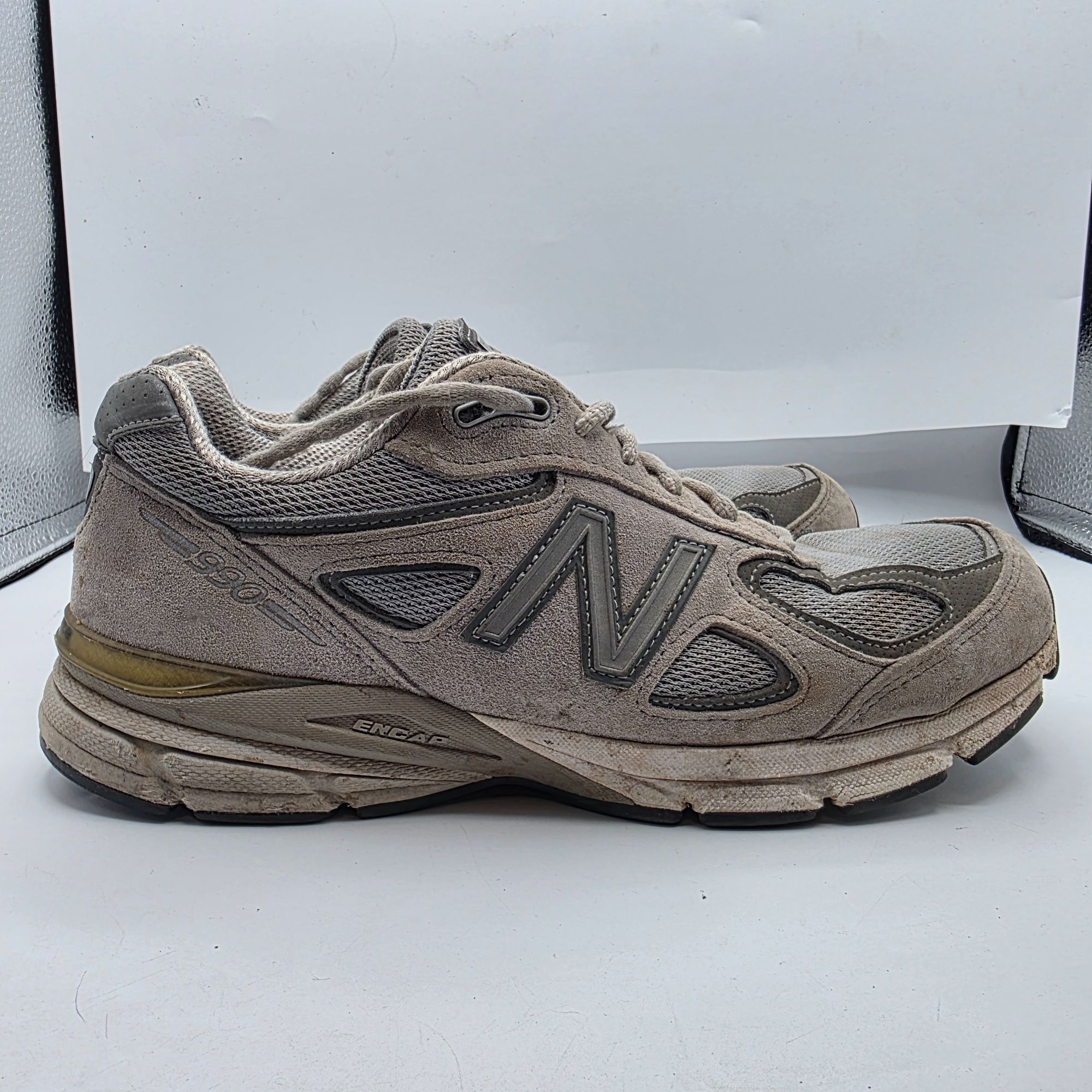 New Balance New Balance 990v4 Womens Size 9 Gray Castlerock Athletic Sho Size US 9 / IT 39 - 12 Thumbnail