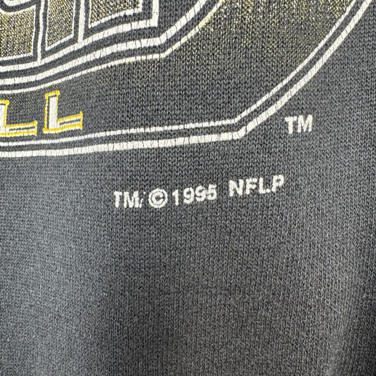 Vintage PITTSBURGH STEELERS NFL 1995 FOOTBALL VINTAGE SWEATSHIRT Size US L / EU 52-54 / 3 - 5 Thumbnail