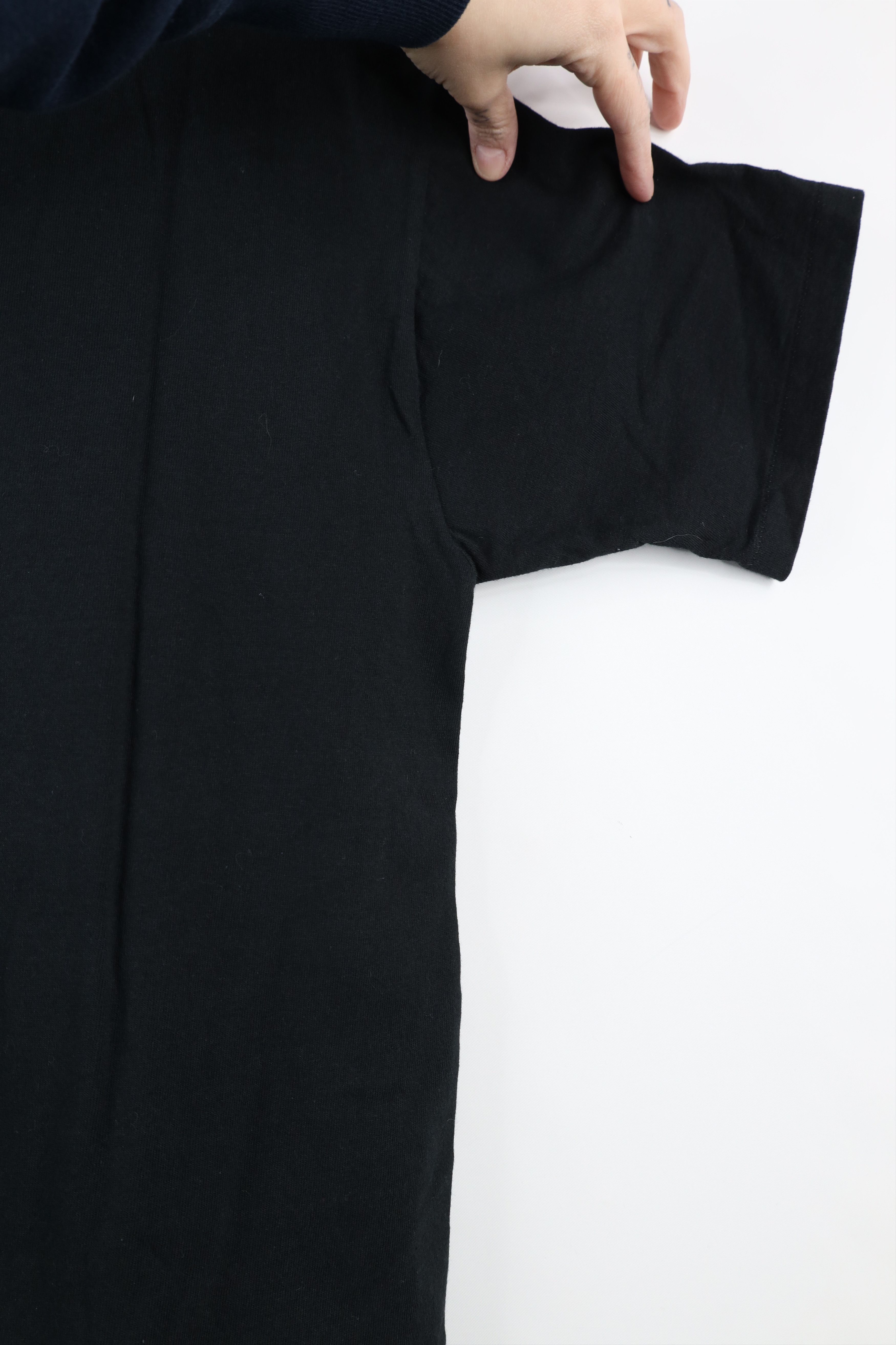 Vintage Vintage 90s Streetwear Short Sleeve T-Shirt Black Cotton USA Size L / US 10 / IT 46 - 9 Thumbnail