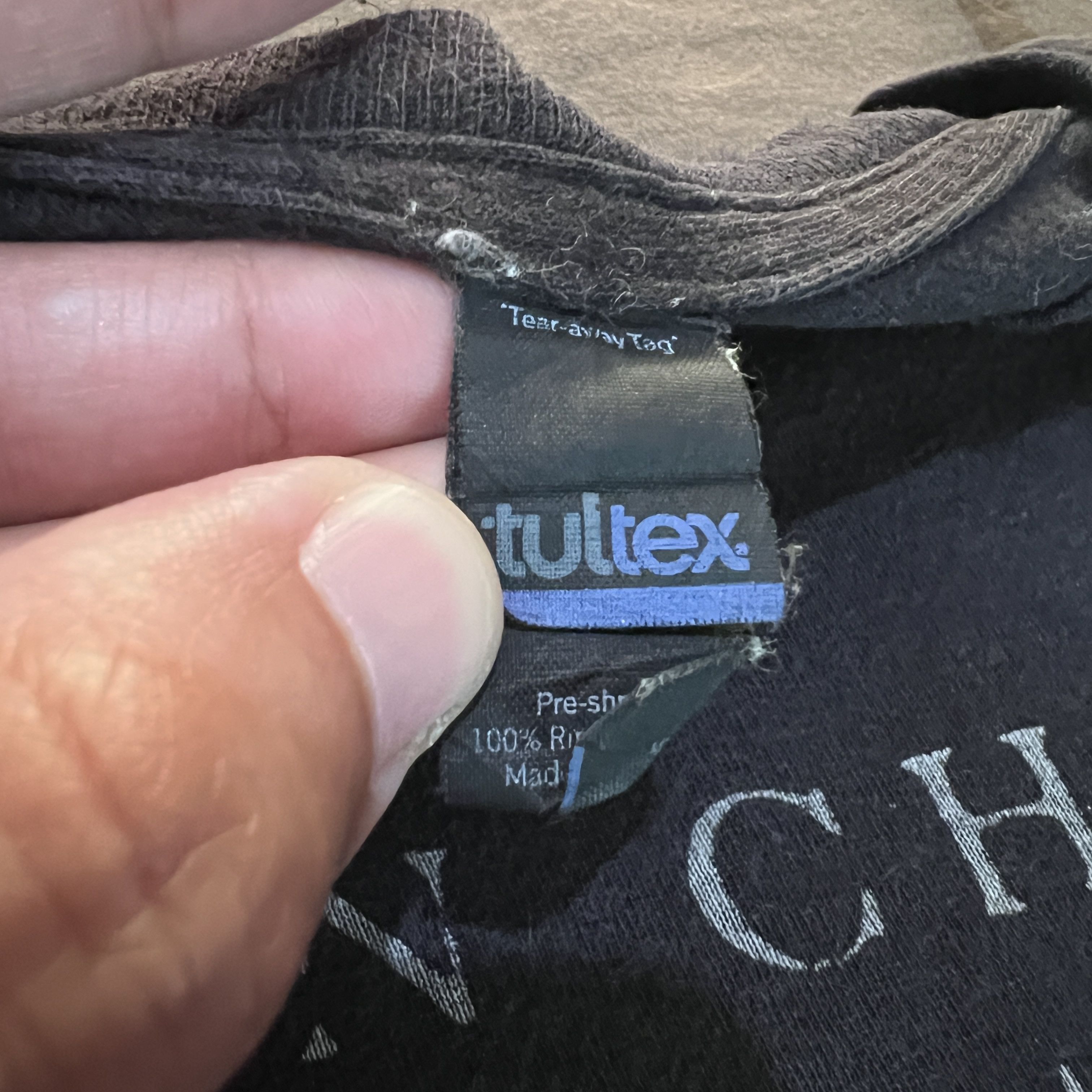 Band Tees × Tultex Y2K Alice In Chains Promo Tee Faded Grunge Size US XXL / EU 58 / 5 - 7 Thumbnail