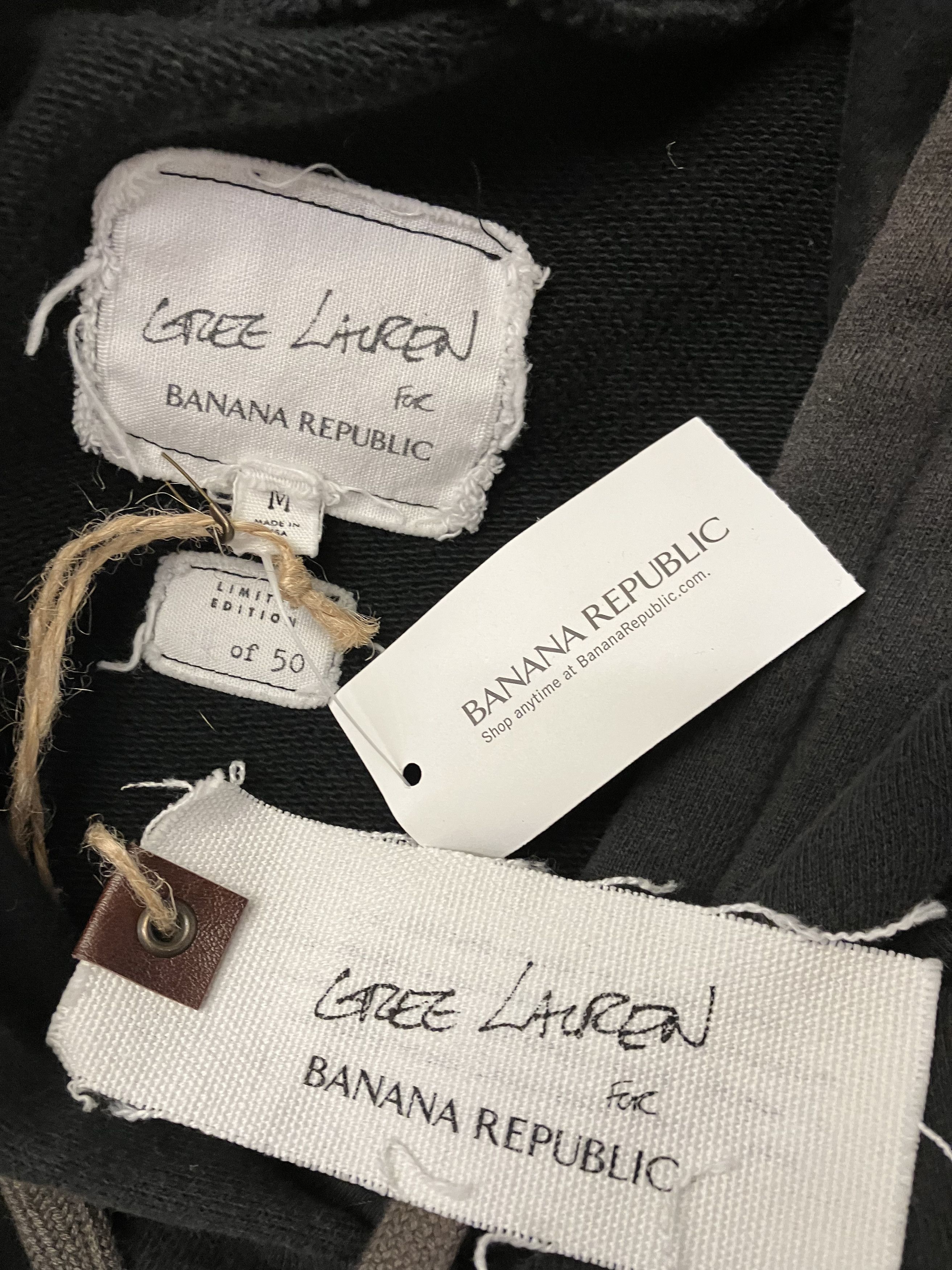 Banana Republic NWT Greg Lauren X Banana Republic Black Hoodie 14/50 Limited Size US M / EU 48-50 / 2 - 3 Thumbnail