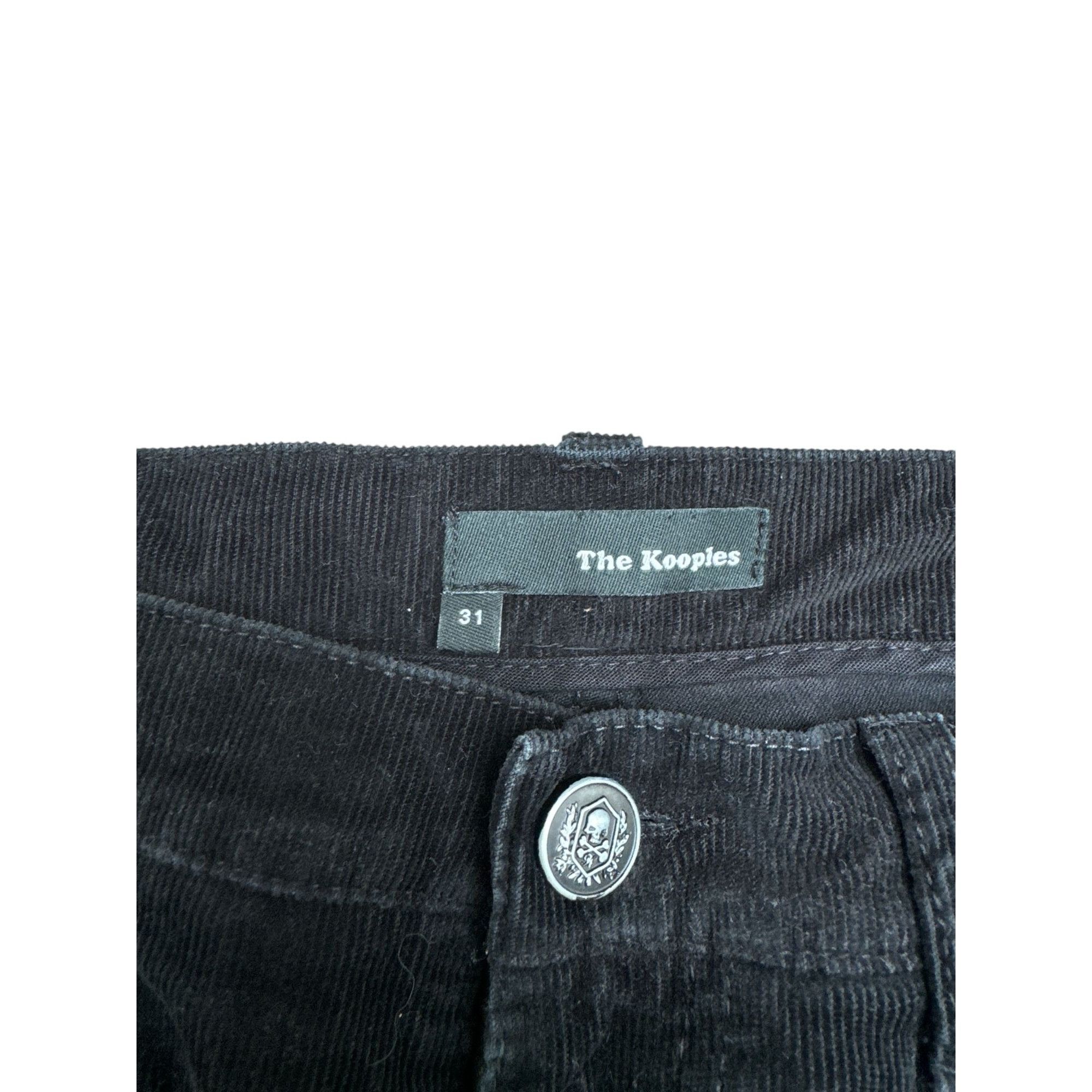 The Kooples Black Velvet Pants Size US 31 - 3 Thumbnail