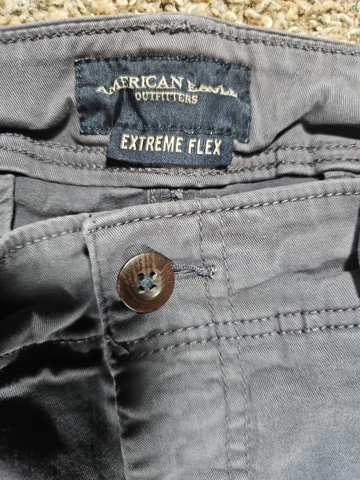 American Eagle Outfitters American Eagle Extreme Flex Original Straight 36x34 Jeans Size US 36 / EU 52 - 2 Thumbnail