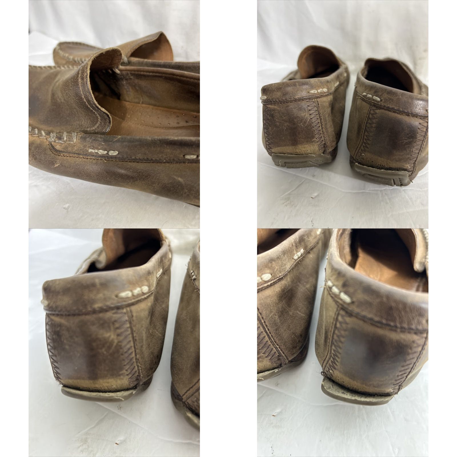 Frye Frye Lewis Venetian Mens Size 10.5 D Brown Casual Loafers Flaw Needs Repair Size US 11 / EU 44 - 9 Thumbnail
