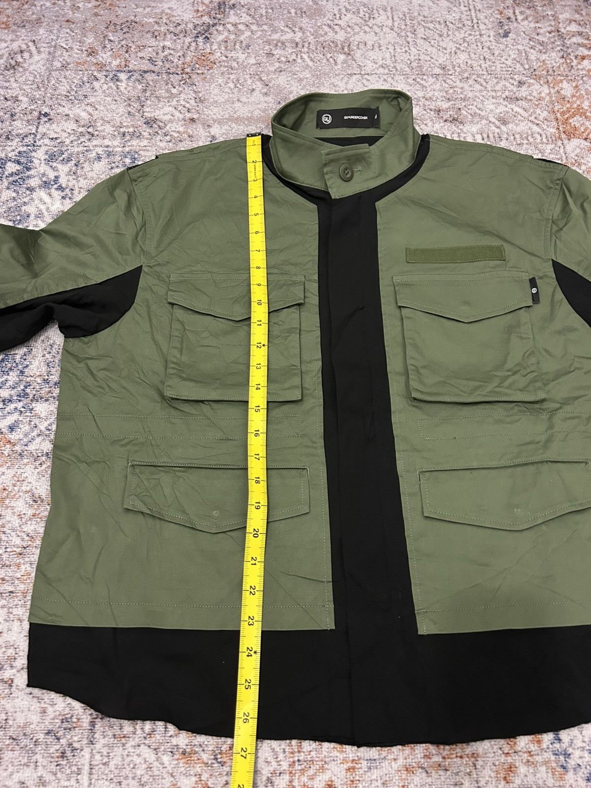 GU × Undercover GU X Undercover Outer Big Pocket Button Shirt Size US XL / EU 56 / 4 - 12 Thumbnail