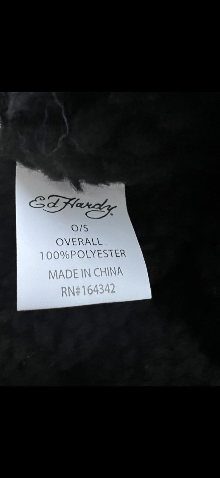 Ed Hardy Ed Hardy Skull Fleece Lined Bucket Hat Unisex Size ONE SIZE - 5 Thumbnail
