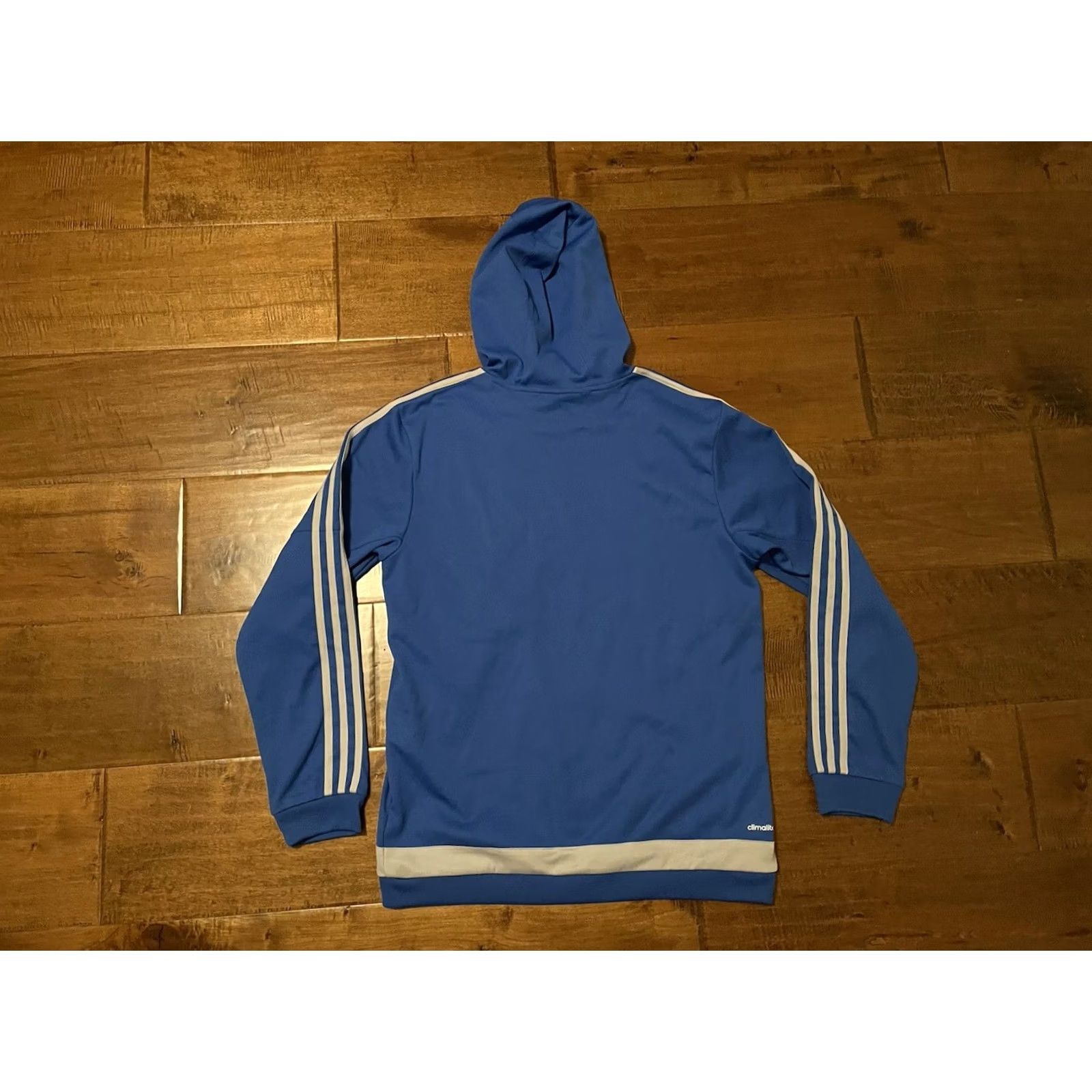 Adidas Adidas Tiro 15 Blue Soccer Pullover Hoodie Sweatshirt AB8391 - Men's Medium Hoodie Size US M / EU 48-50 / 2 - 4 Thumbnail