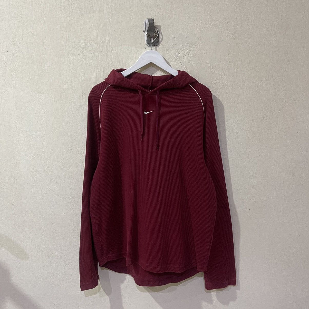 Nike Vintage Nike Center Swoosh Pullover Hoodie Jacket Size US L / EU 52-54 / 3 - 1 Thumbnail