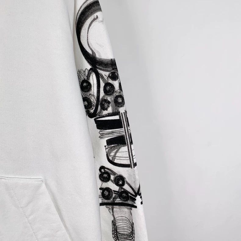 Chanel Chanel White astronaut printed cotton hooded zipper long-s Size US S / EU 44-46 / 1 - 4 Thumbnail