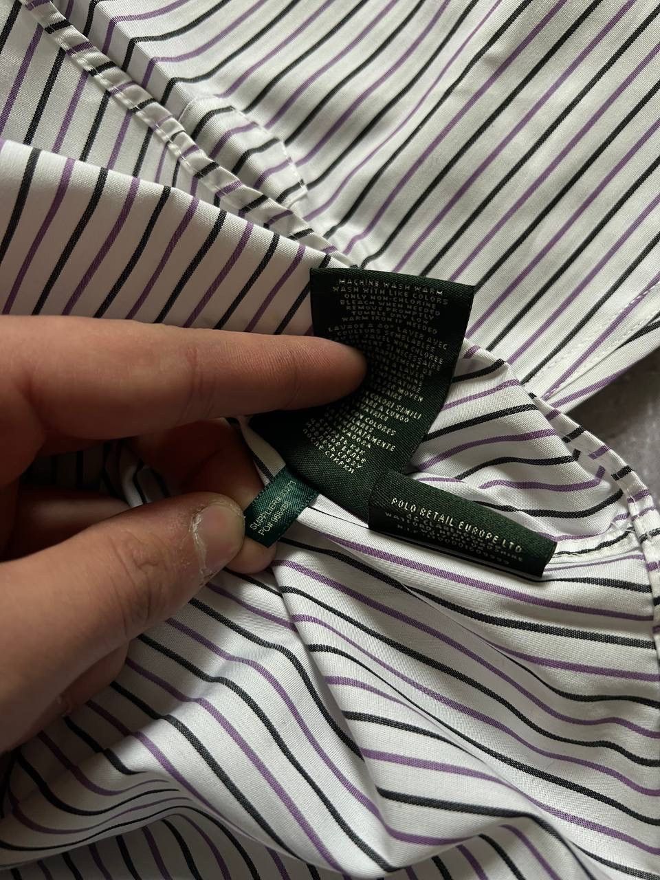 Polo Ralph Lauren Lauren Ralph Lauren men's button-down shirt, size 16 striped Size US L / EU 52-54 / 3 - 10 Thumbnail