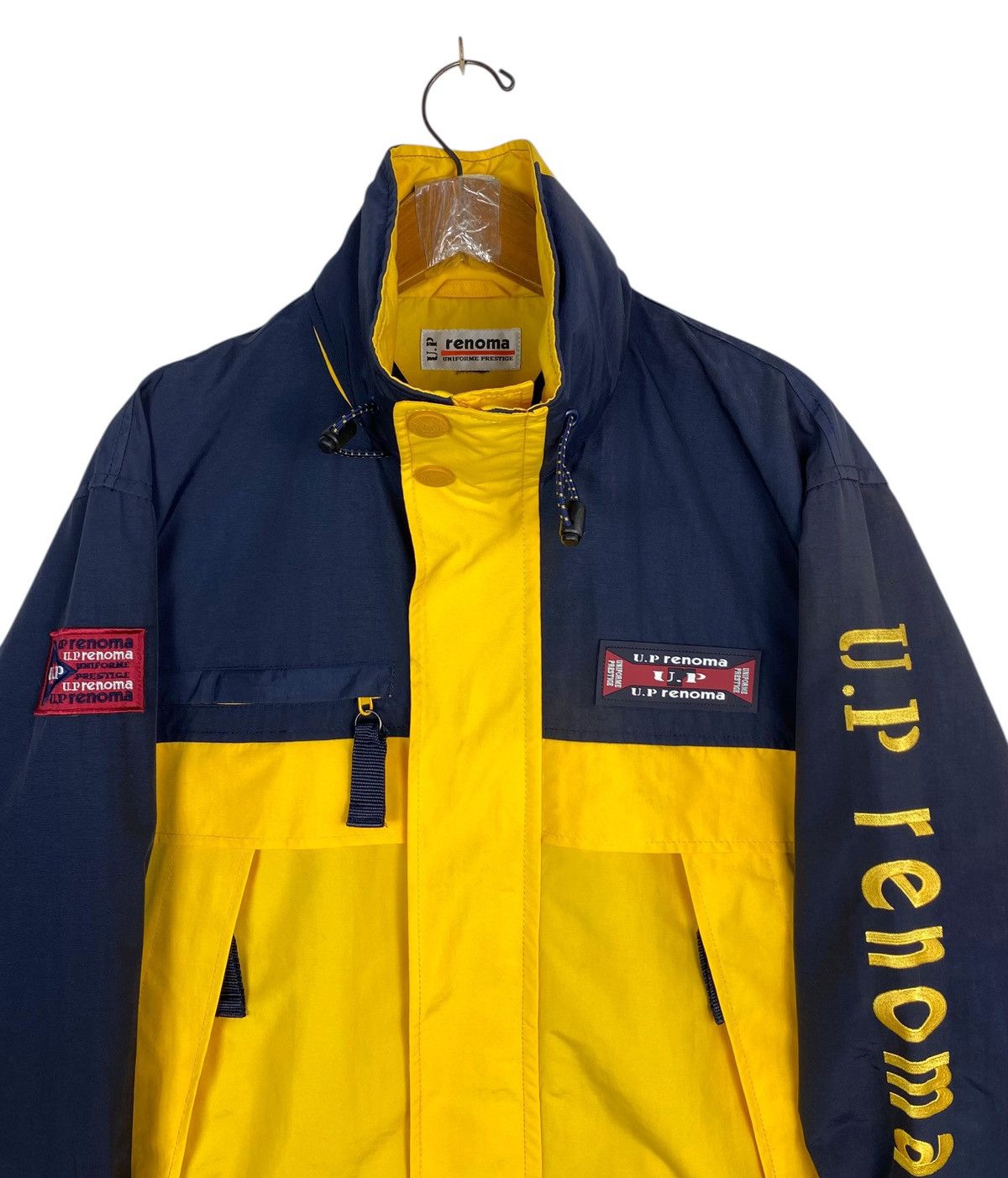 Japanese Brand Rare‼️ Vintage U.P. Renoma Uniforme Prestige Bomber Jacket Size US S / EU 44-46 / 1 - 4 Thumbnail
