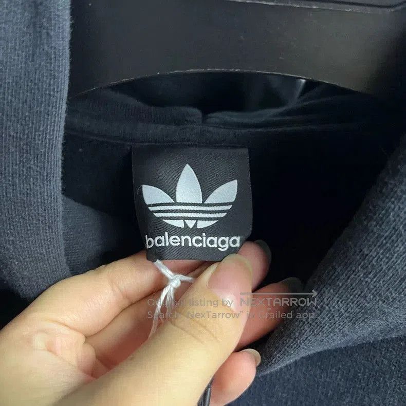 Balenciaga Balenciaga Black Logo Print Hoodie. Size US S / EU 44-46 / 1 - 3 Thumbnail