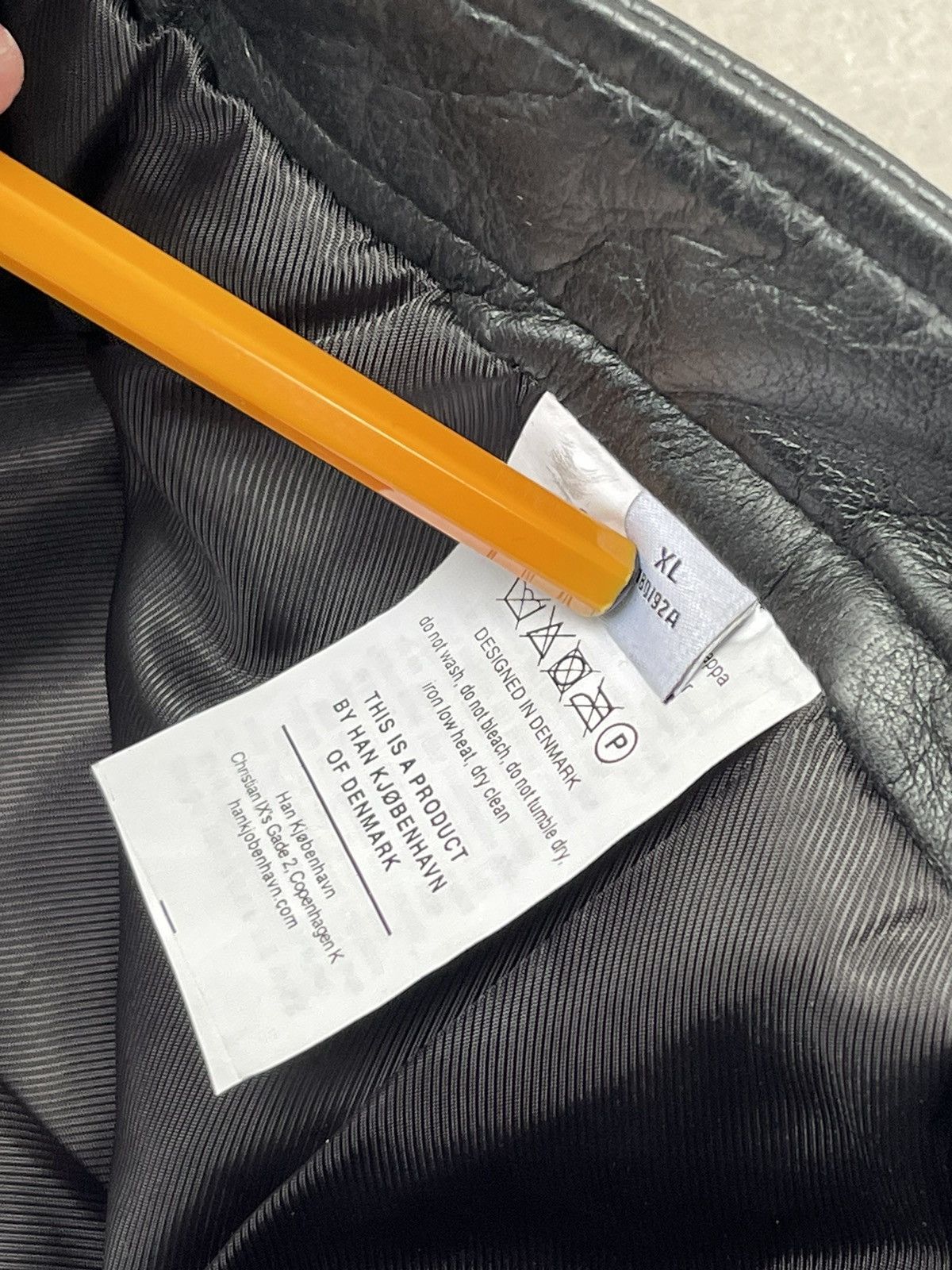 Han Kjobenhavn SS23 !DSWT! Han Kjobenhavn "HK" Knee Logo Leather Pants Size US 36 / EU 52 - 22 Thumbnail