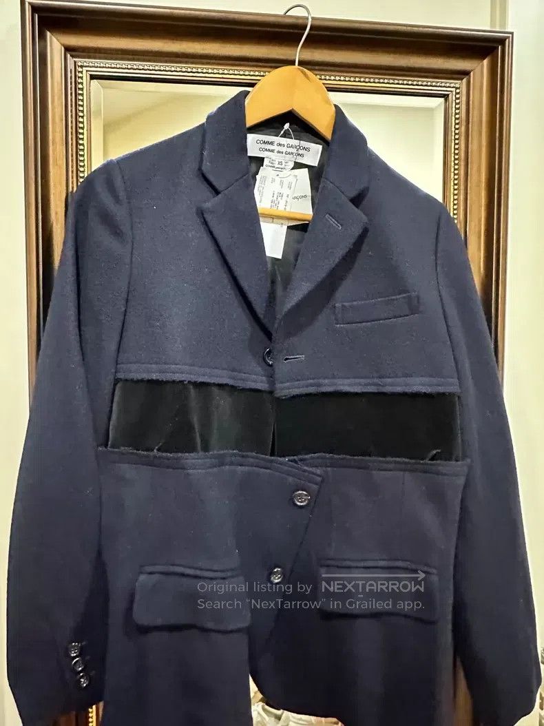 Comme des Garcons Comme Des Garcons Velvet patchwork jacket, size XS, black Size XS / US 0-2 / IT 36-38 - 5 Thumbnail