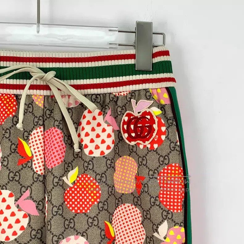 Gucci Gucci Size XS Colour-blocking apple logo jacquard full-pri Size 42" / US 20 - 3 Thumbnail