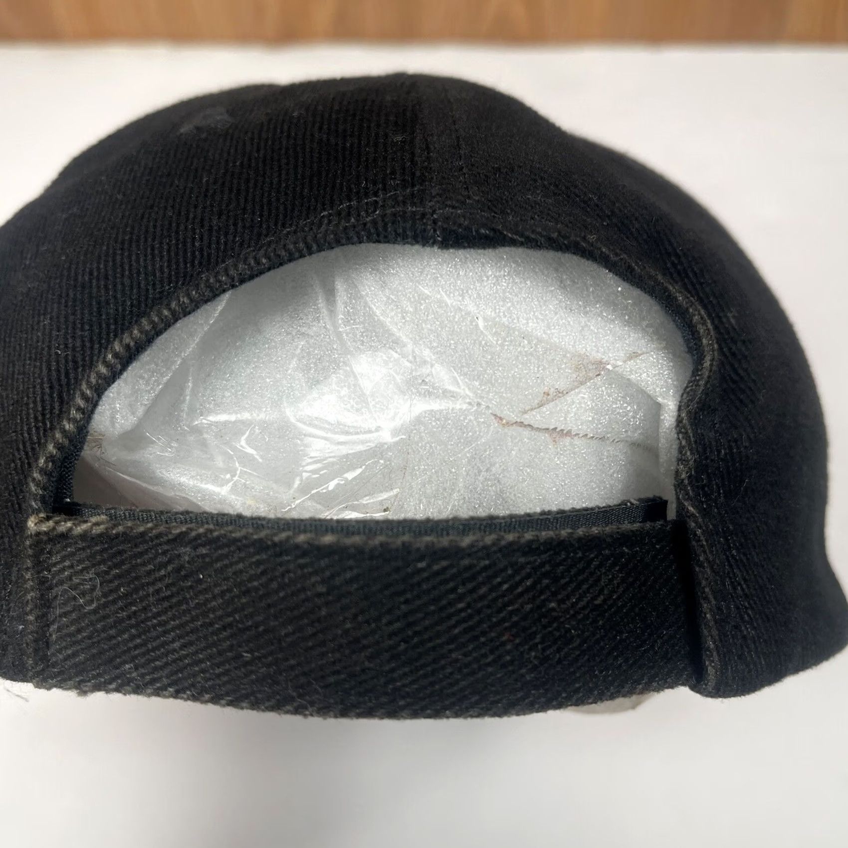Vintage Robertson Hat Baseball Cap Adult Black Cotton Adjustable Embroidered Logo Classic Marketing Group Flint Size ONE SIZE - 7 Thumbnail