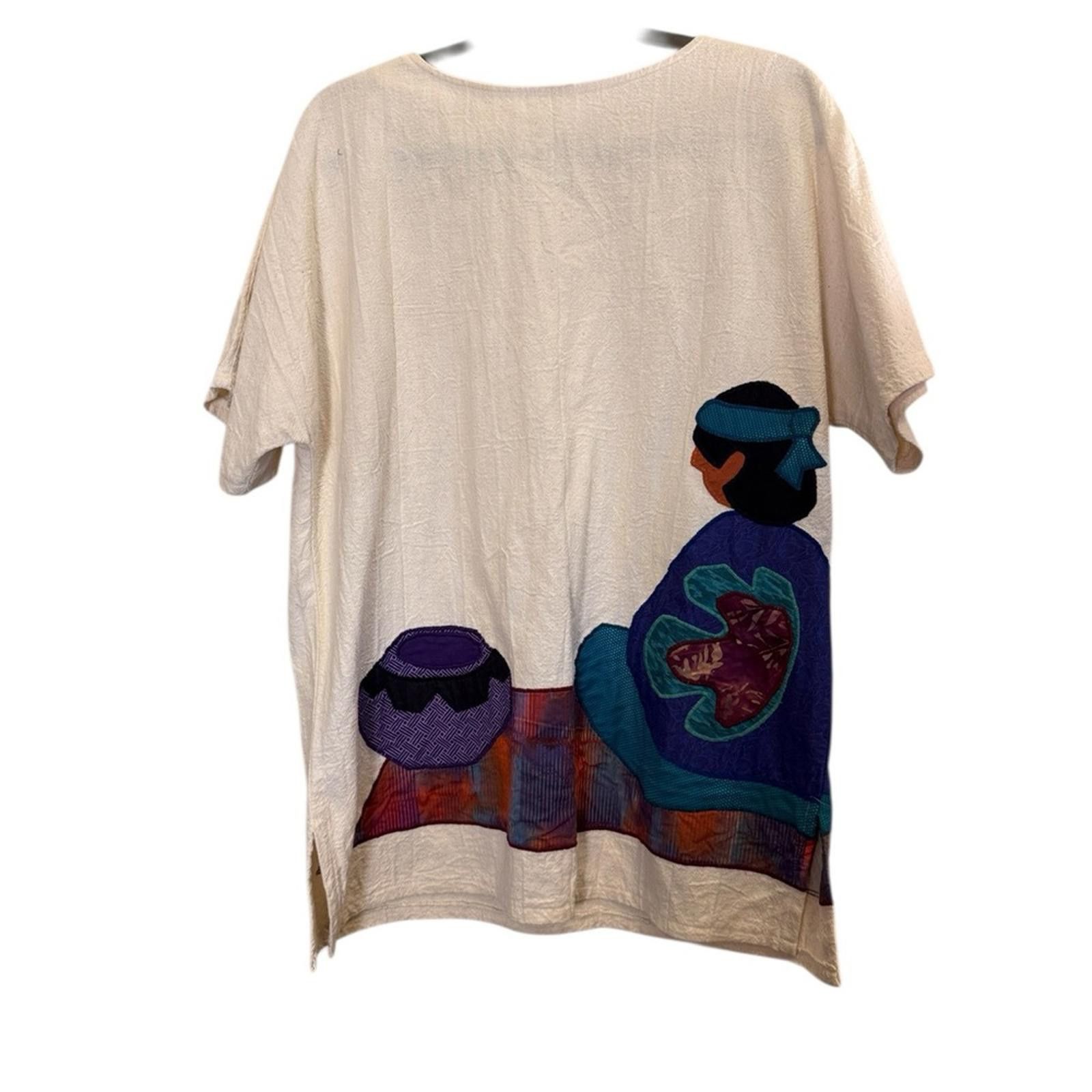 Other Alfredo's Wife Vintage Art to Wear NA Inspired Tunic sz S Size S / US 4 / IT 40 - 5 Thumbnail