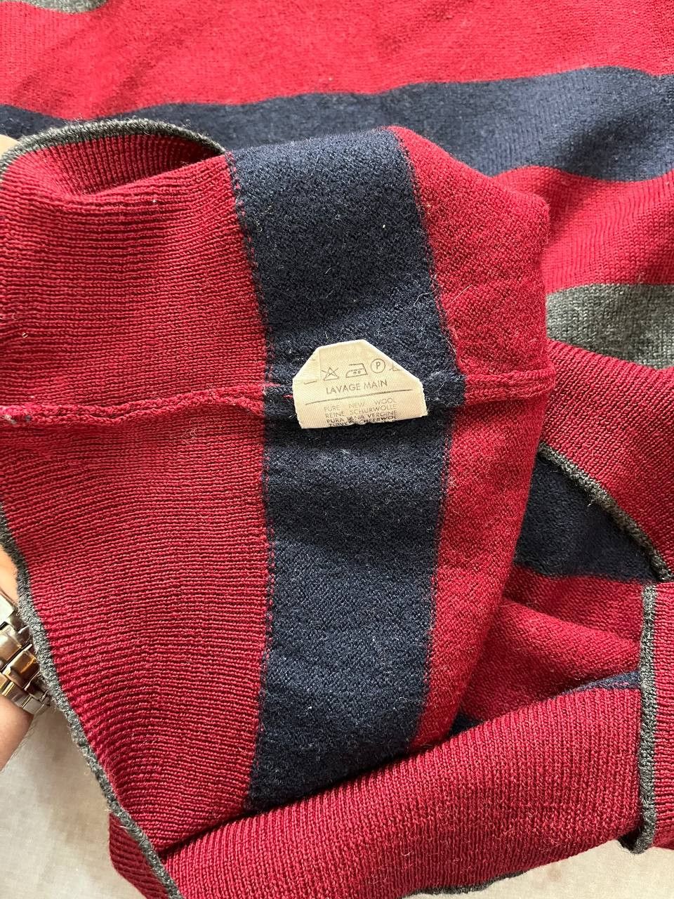 Lacoste Lacoste Chemise Vintage Knit Sweater Freddy Krueger style Size US S / EU 44-46 / 1 - 4 Thumbnail