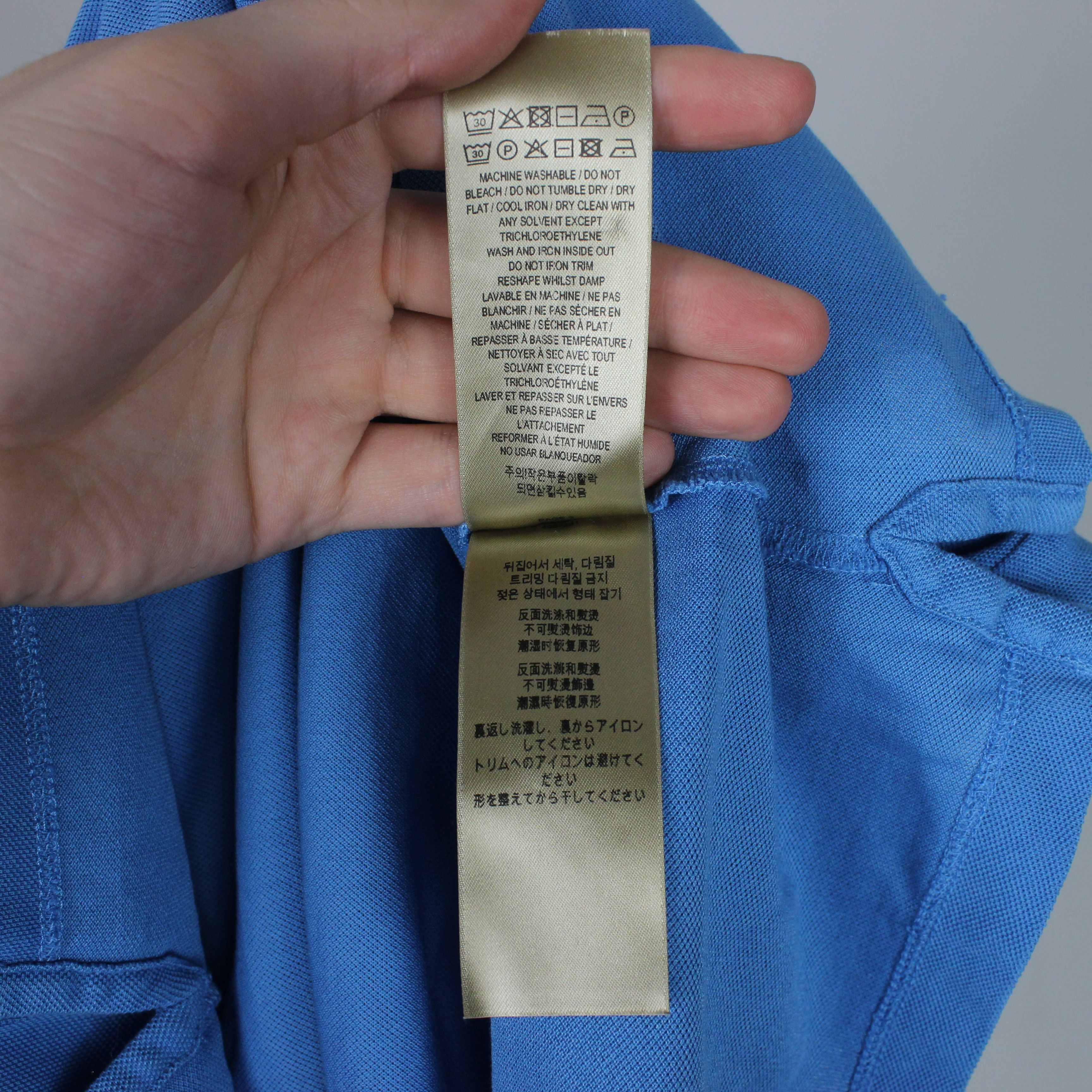 Burberry Burberry polo shirt men cotton blue L XL Size US XL / EU 56 / 4 - 11 Thumbnail