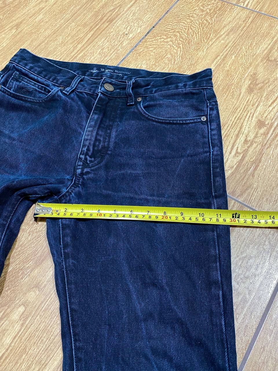 Vivienne Westwood Vivienne Westwood blue jeans pants crazy Y2K vintage Size 30" / US 8 / IT 44 - 14 Thumbnail