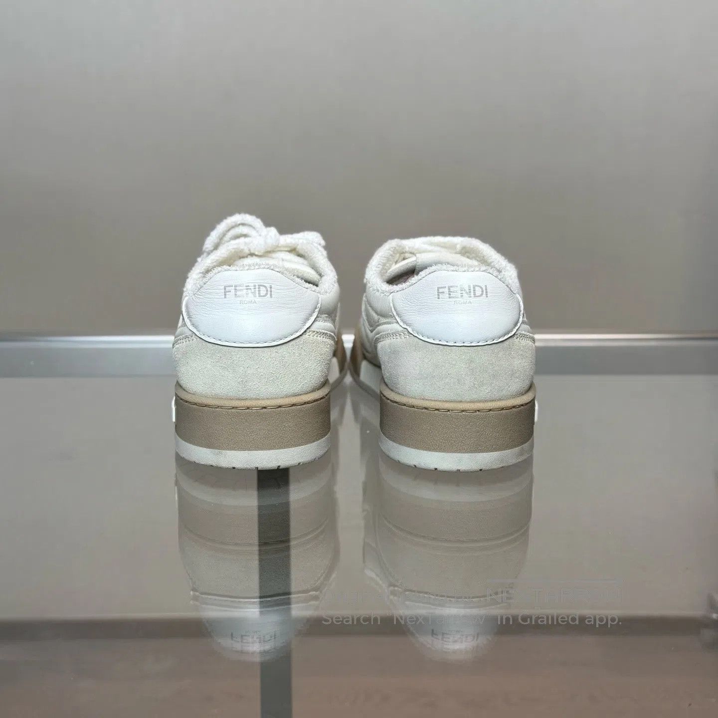 Fendi FENDI Match white-brown board shoes Size US 7 / EU 40 - 4 Thumbnail