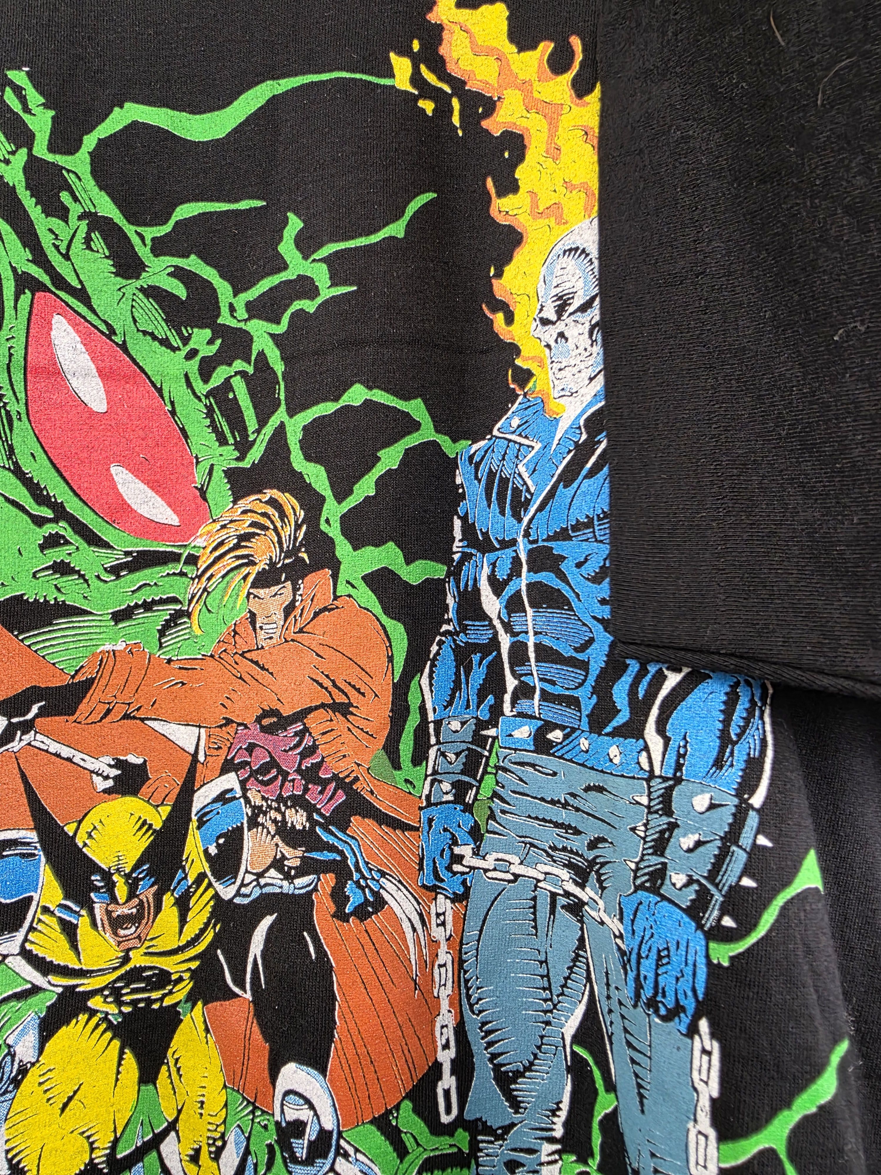 Marvel Comics × Vintage 1993 Marvel Comics X Men Ghost Rider Wolverine XL 23" 31" Size US XL / EU 56 / 4 - 4 Thumbnail
