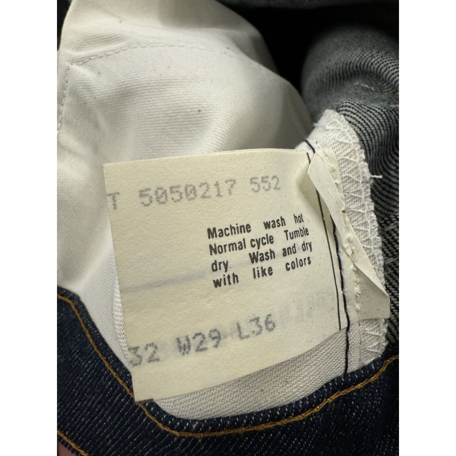 Levi's Deadstock True Vintage Levi’s 505 Japan Denim Mens W29 X L36 Size US 29 - 5 Thumbnail