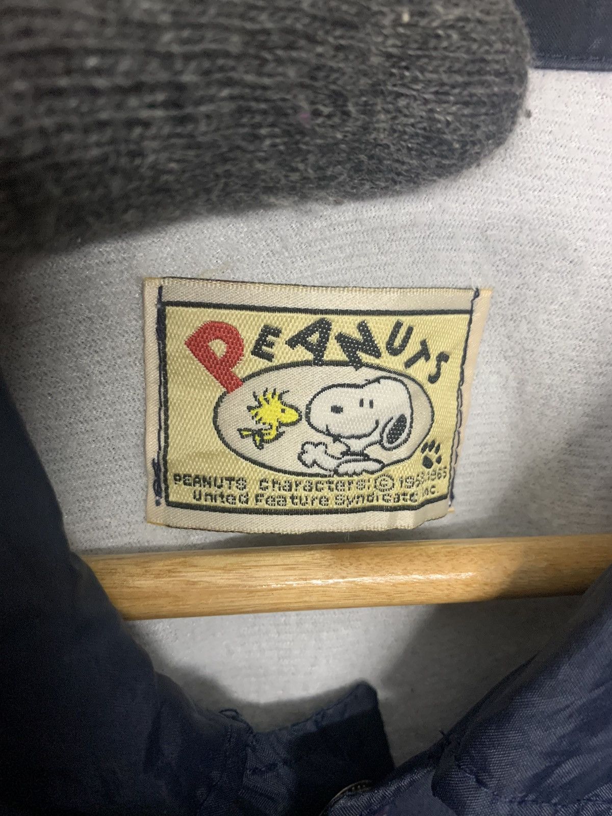 Peanuts × Vintage Vintage Peanut Snoopy Marine Project Windbreaker Button Ups Size US L / EU 52-54 / 3 - 5 Thumbnail