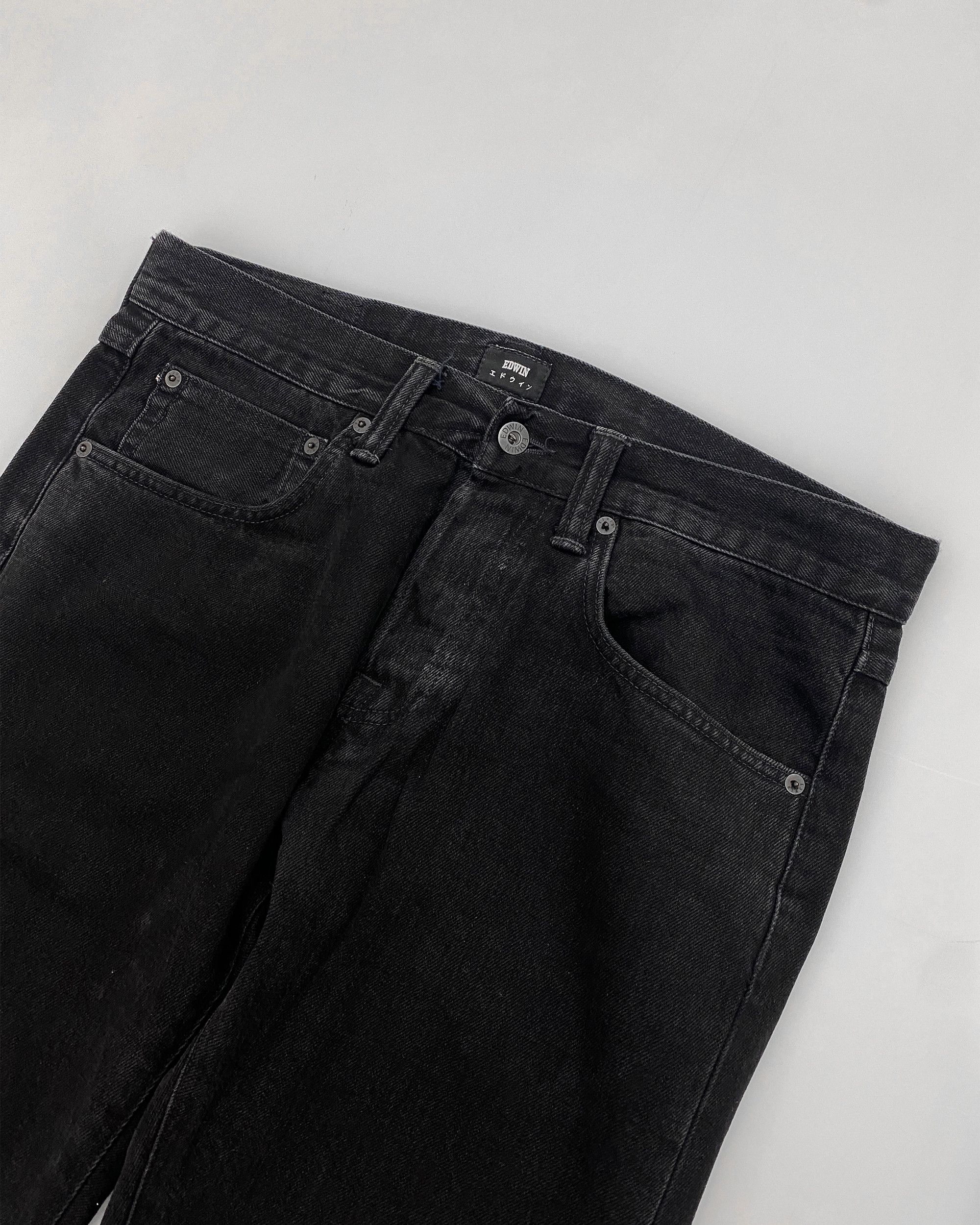 Edwin 2020s Regular Tapered Selvedge Denim Size US 33 - 3 Thumbnail