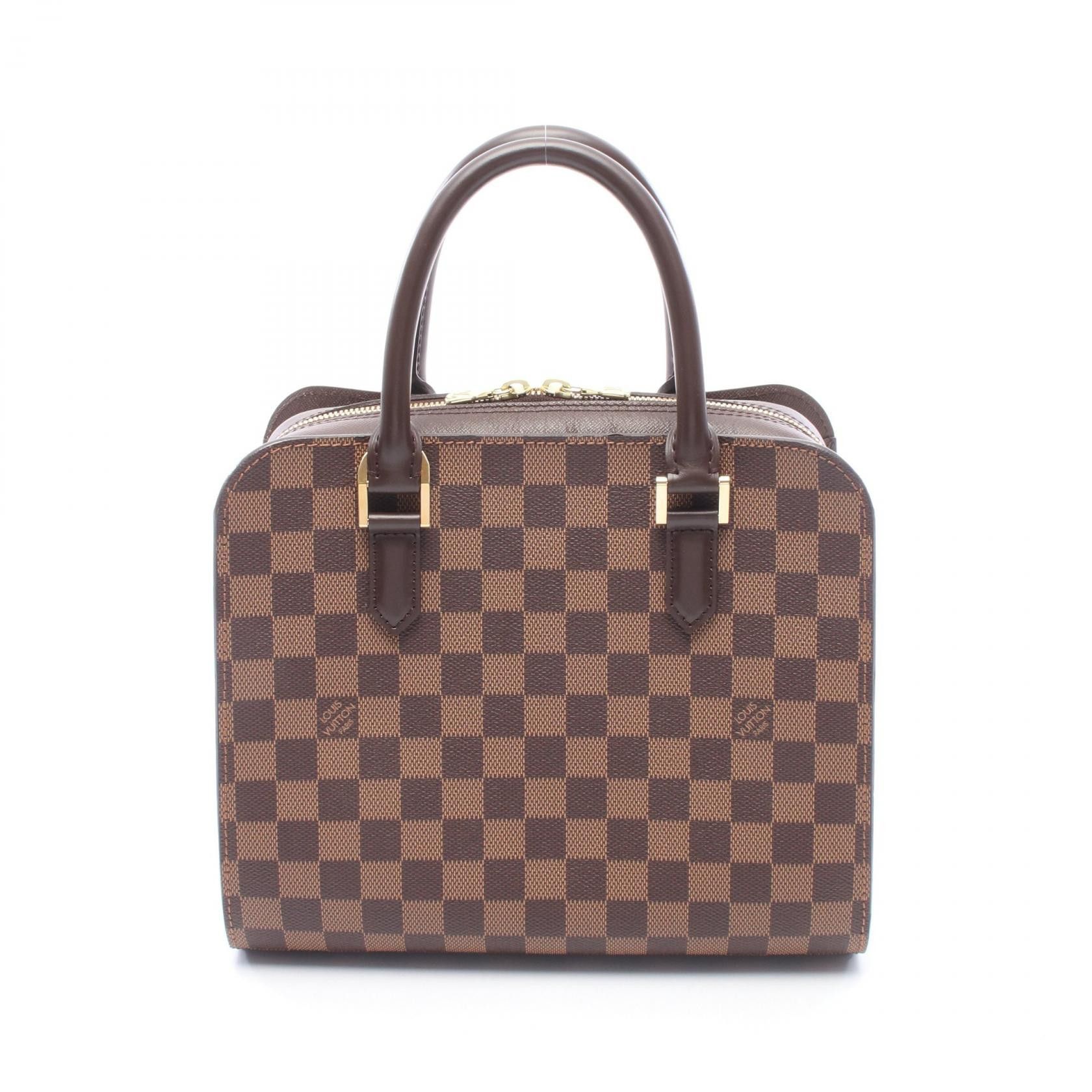 Louis Vuitton Louis Vuitton Louis Vuitton Triana Damier Handbag Textile Handbag N51155 DUTY FREE for USA Size ONE SIZE - 1 Thumbnail