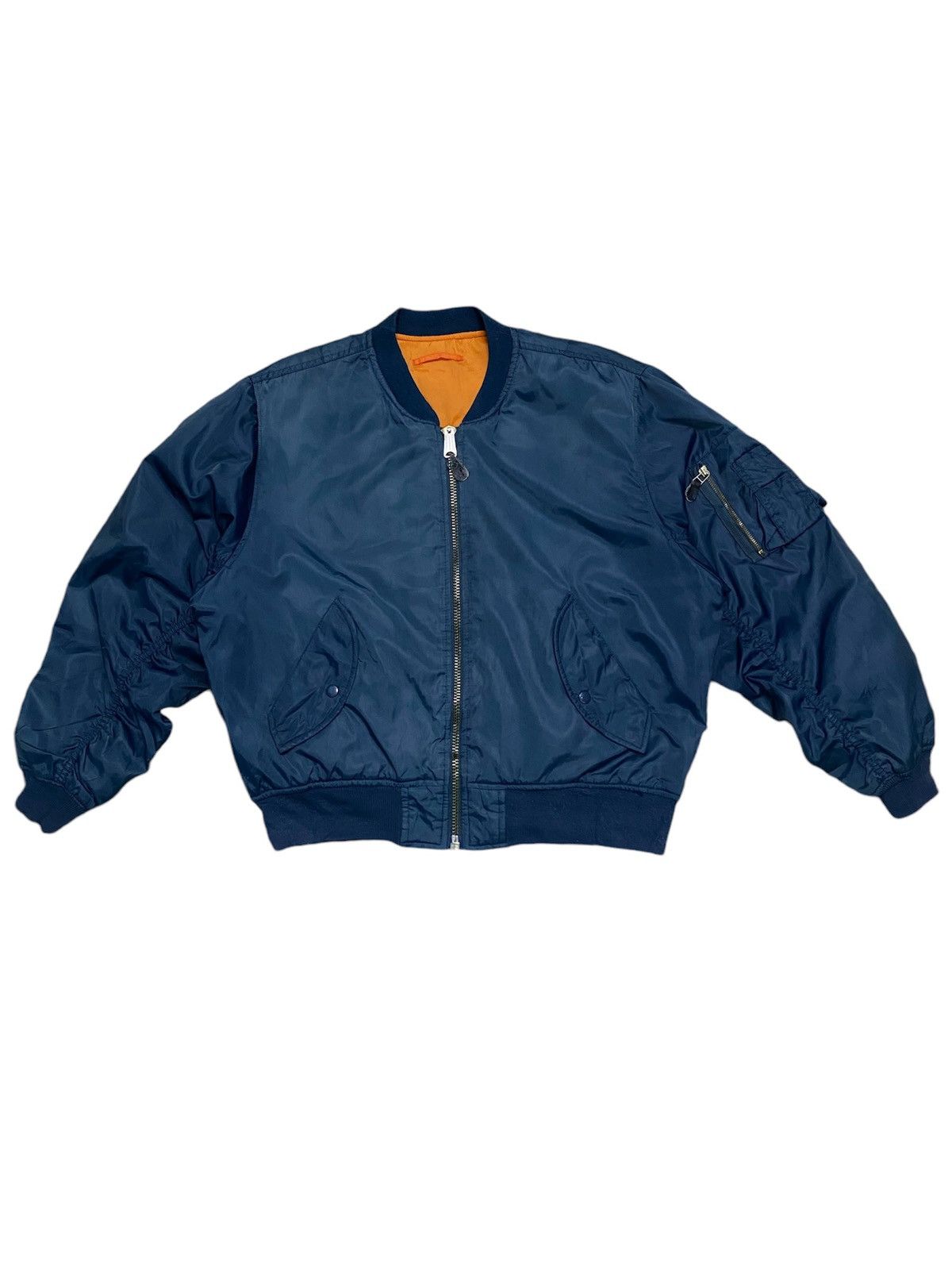 Vintage Vintage bomber jacket MA-1 reversible Size US L / EU 52-54 / 3 - 1 Thumbnail