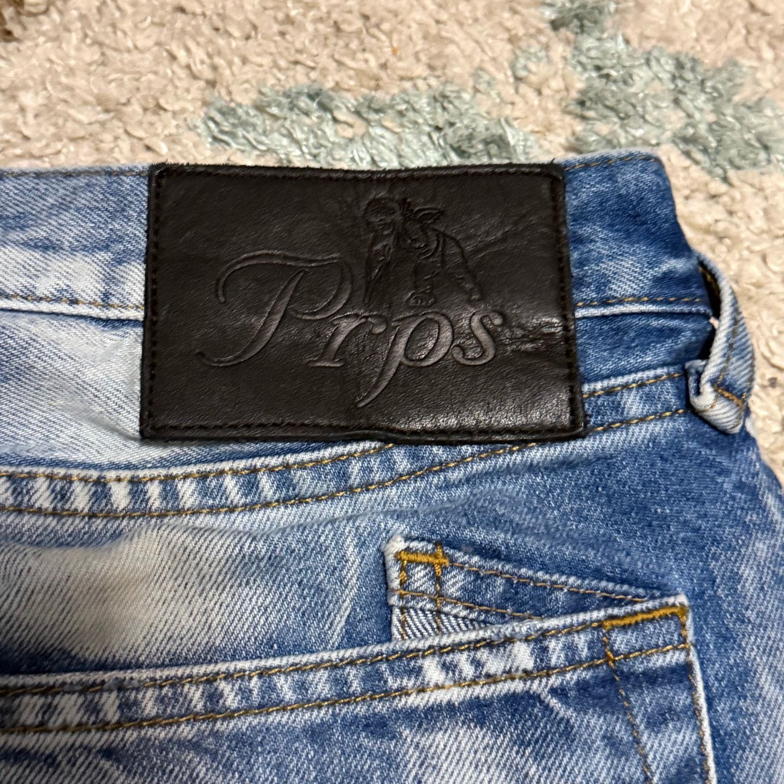 Prps Prps Le Sabre Slim Tapered Jeans Size 30x34 Distressed Size US 30 / EU 46 - 5 Thumbnail
