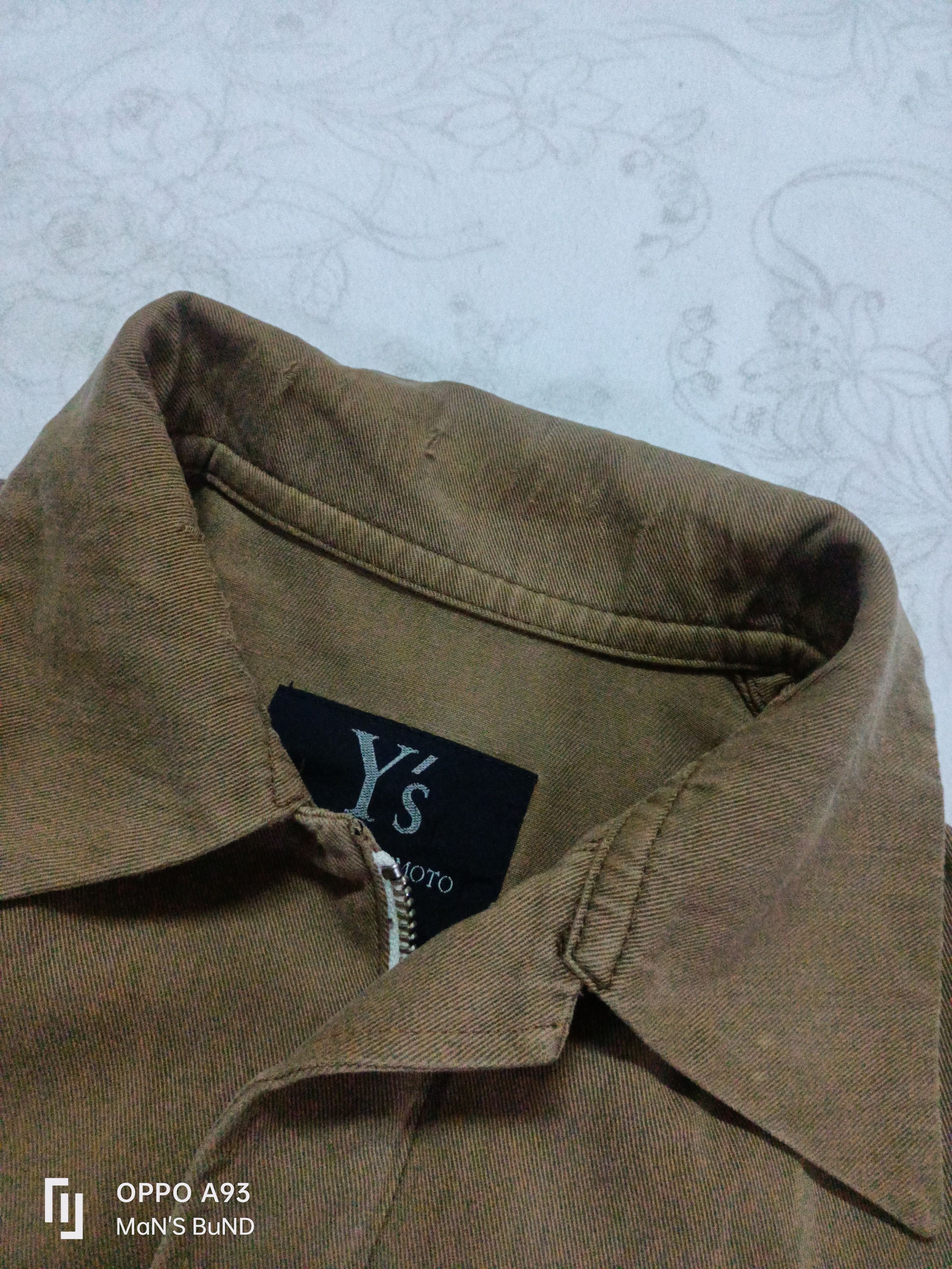 Japanese Brand Y's X Yohji Yamamoto distressed cotton jacket.. Size US M / EU 48-50 / 2 - 9 Thumbnail