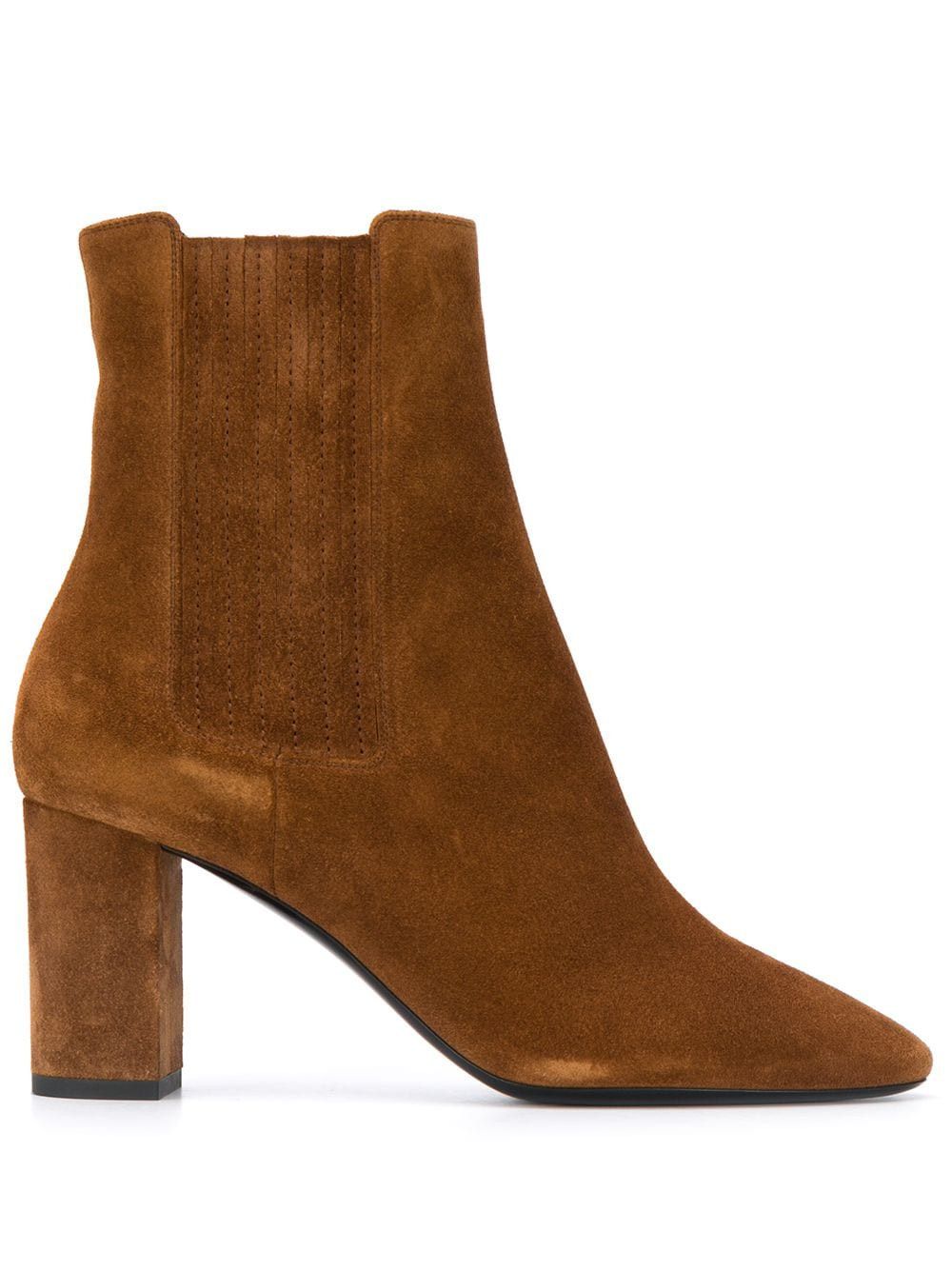 Saint Laurent Paris o1s1wg111024 Lou Chelsea Boots in Suede in Brown Size US 5.5 / IT 35.5 - 1 Thumbnail