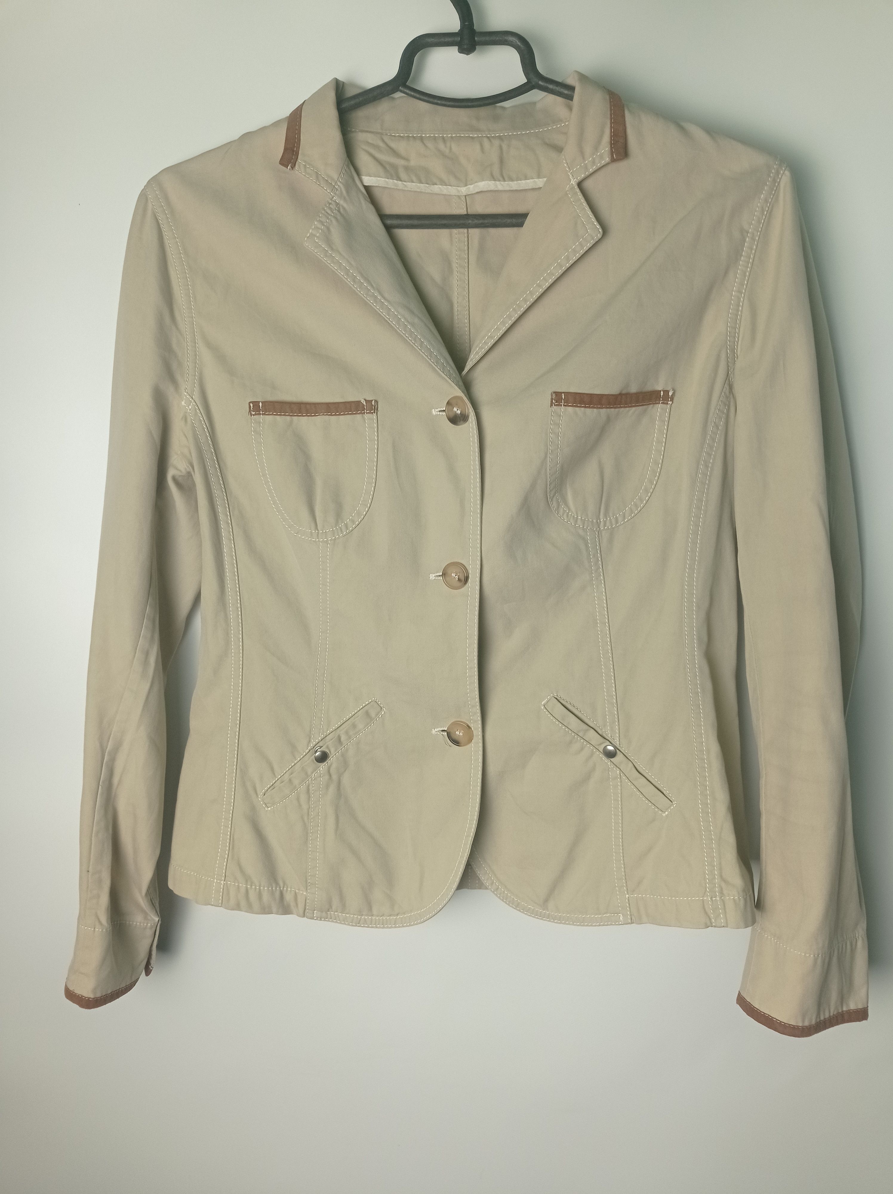 Brunello Cucinelli × Vintage Luxury vintage AvantGarde Brunello Cucinelli blazer Size L / US 10 / IT 46 - 1 Thumbnail