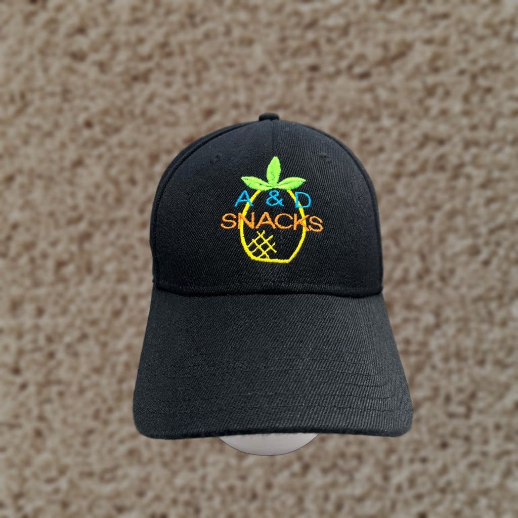 Vintage Otto Hat Cap Strap Back Logo Adult One Size Black 100% Polyester A&D Snacks Size ONE SIZE - 1 Thumbnail