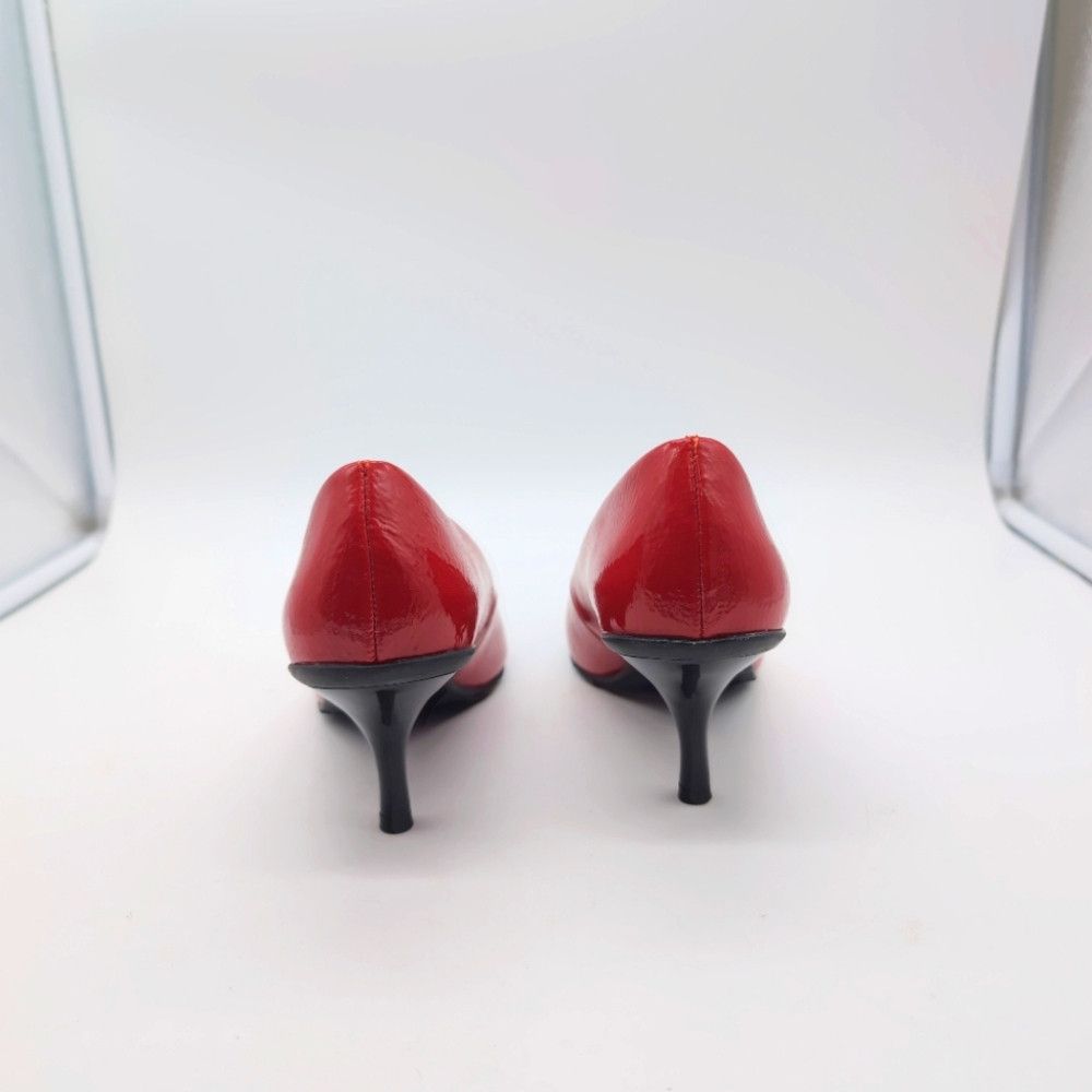 Kenneth Cole Kenneth Cole Sz 7.5 Red Women's Pumps Heels Lean Hill Size US 7.5 / IT 37.5 - 5 Thumbnail