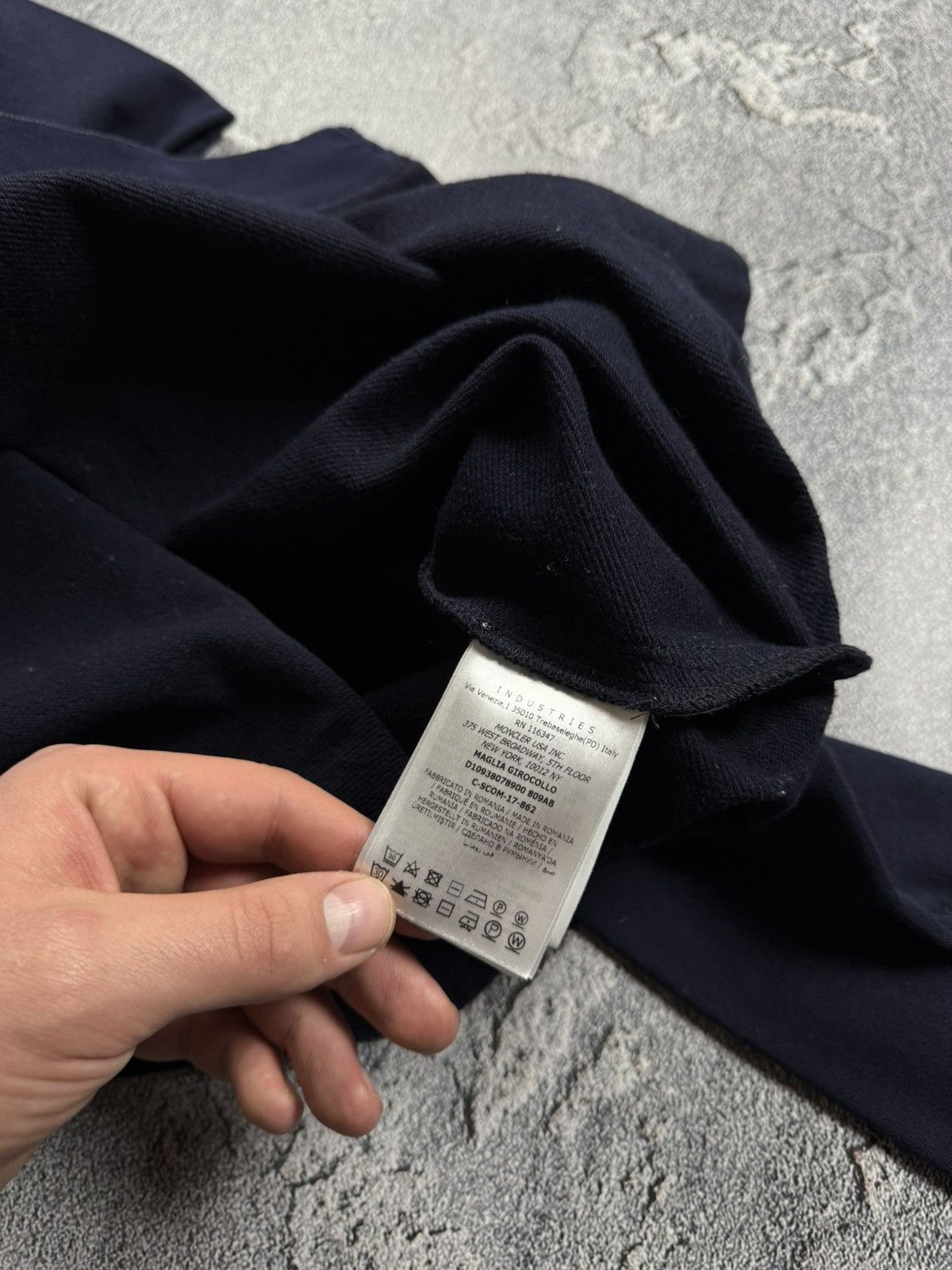 Moncler Moncler Maglia Girocollo Cotton Logo Oversize Sweatshirt Size M / US 6-8 / IT 42-44 - 13 Thumbnail