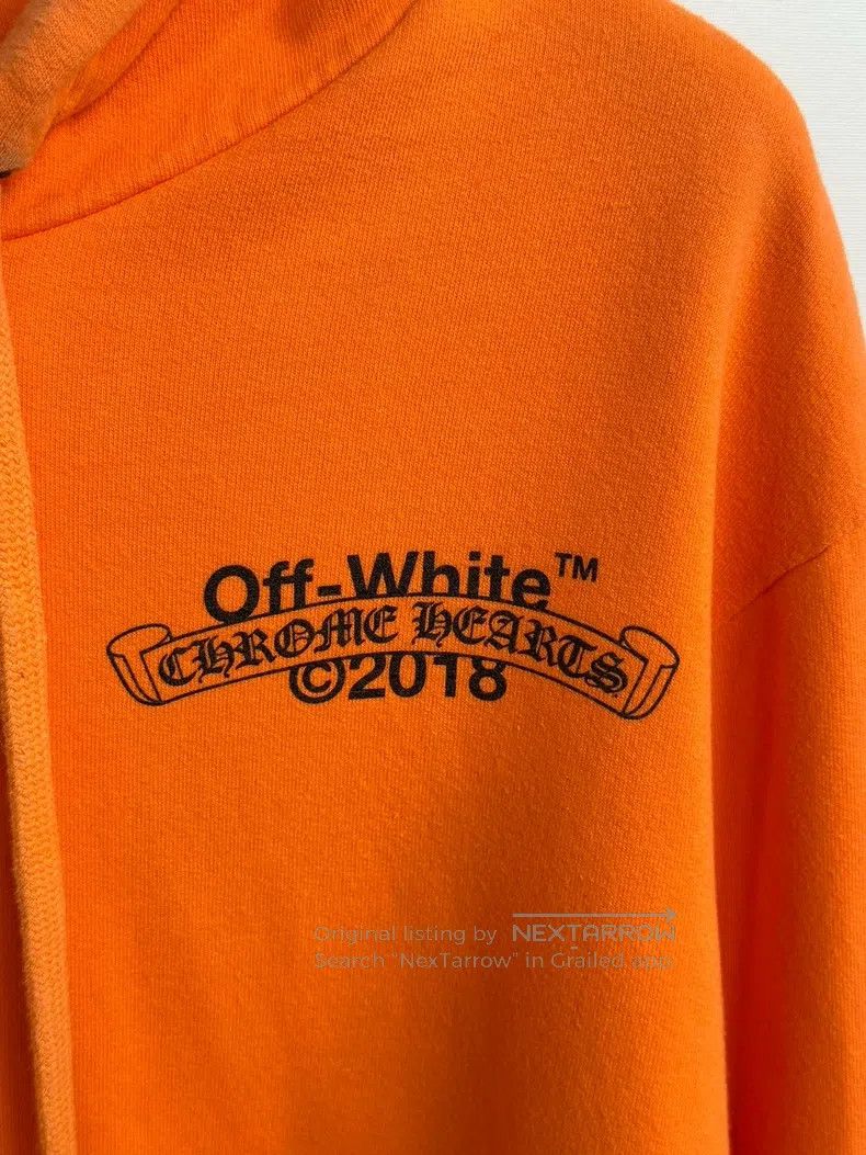 Chrome Hearts CHROME HEARTS Size XL Hooded sweater orange Size US XL / EU 56 / 4 - 4 Thumbnail