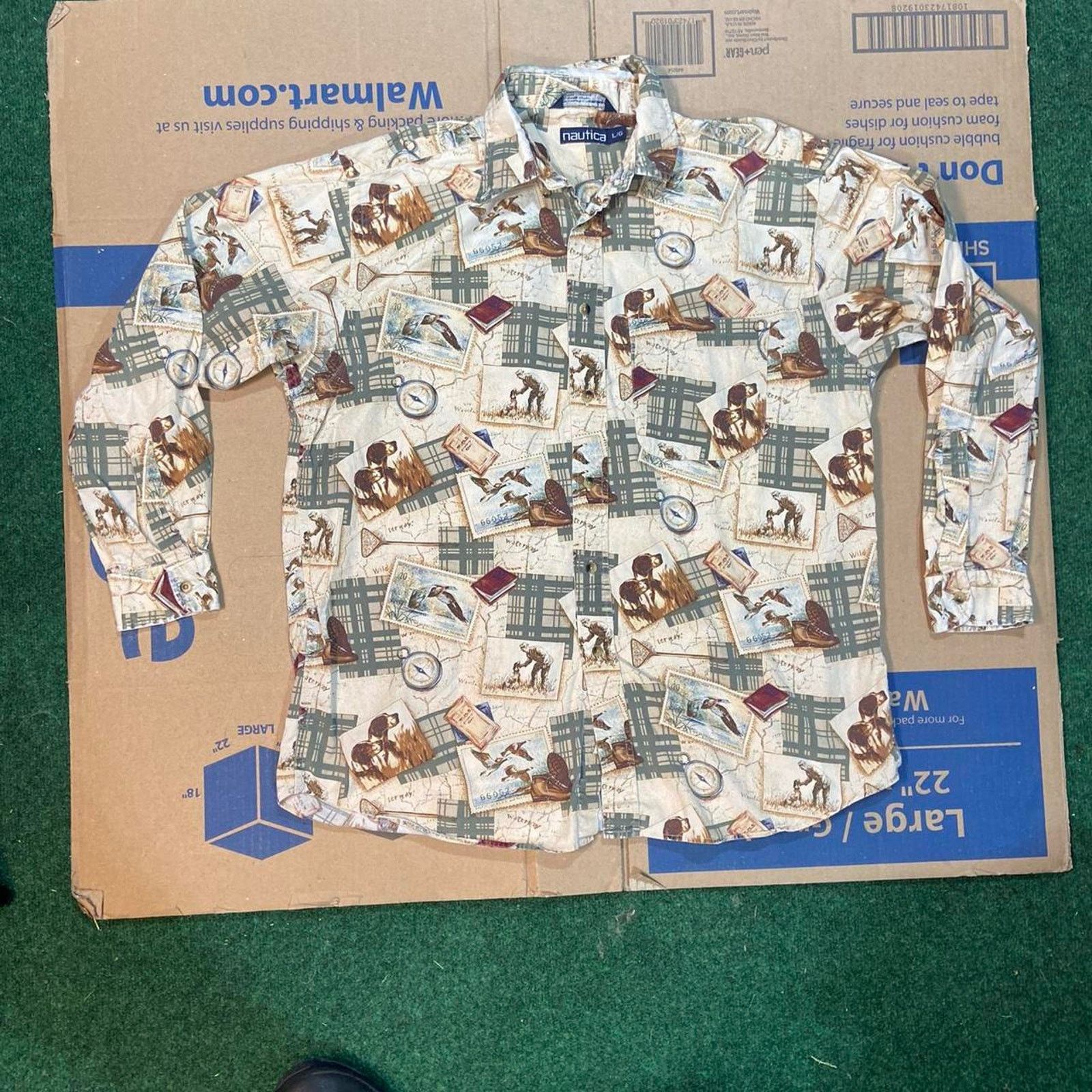 Nautica 90s button up long sleeve Size US XL / EU 56 / 4 - 2 Thumbnail